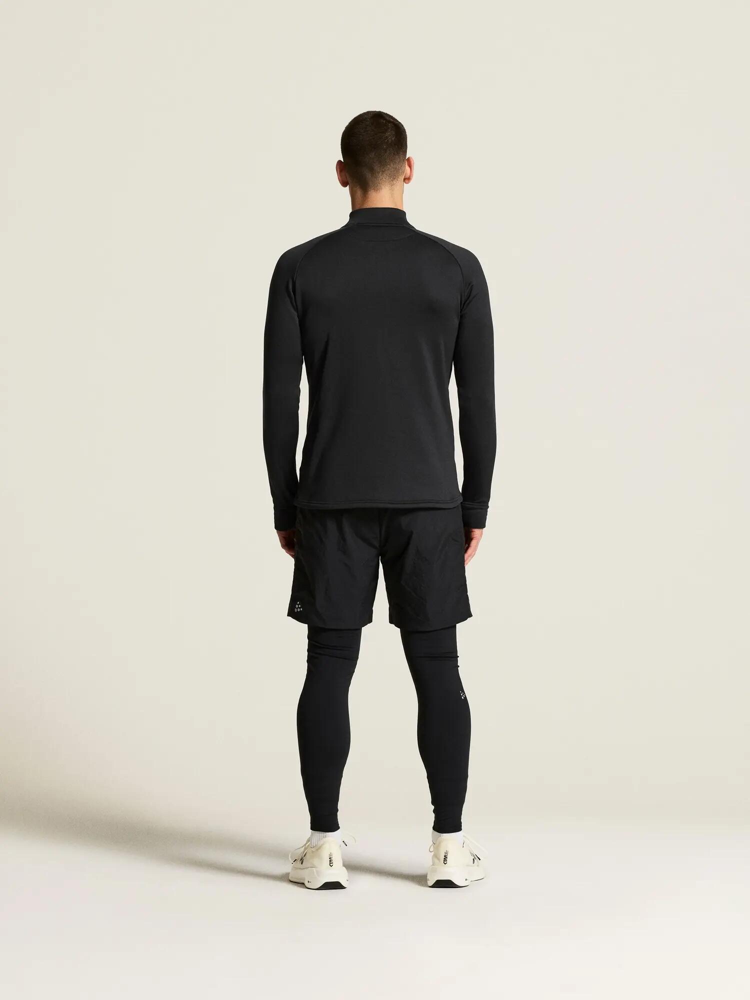 craft Explore Power Fleece Half Zip M – Dehnbares, warmes Fleece – Black 4/7