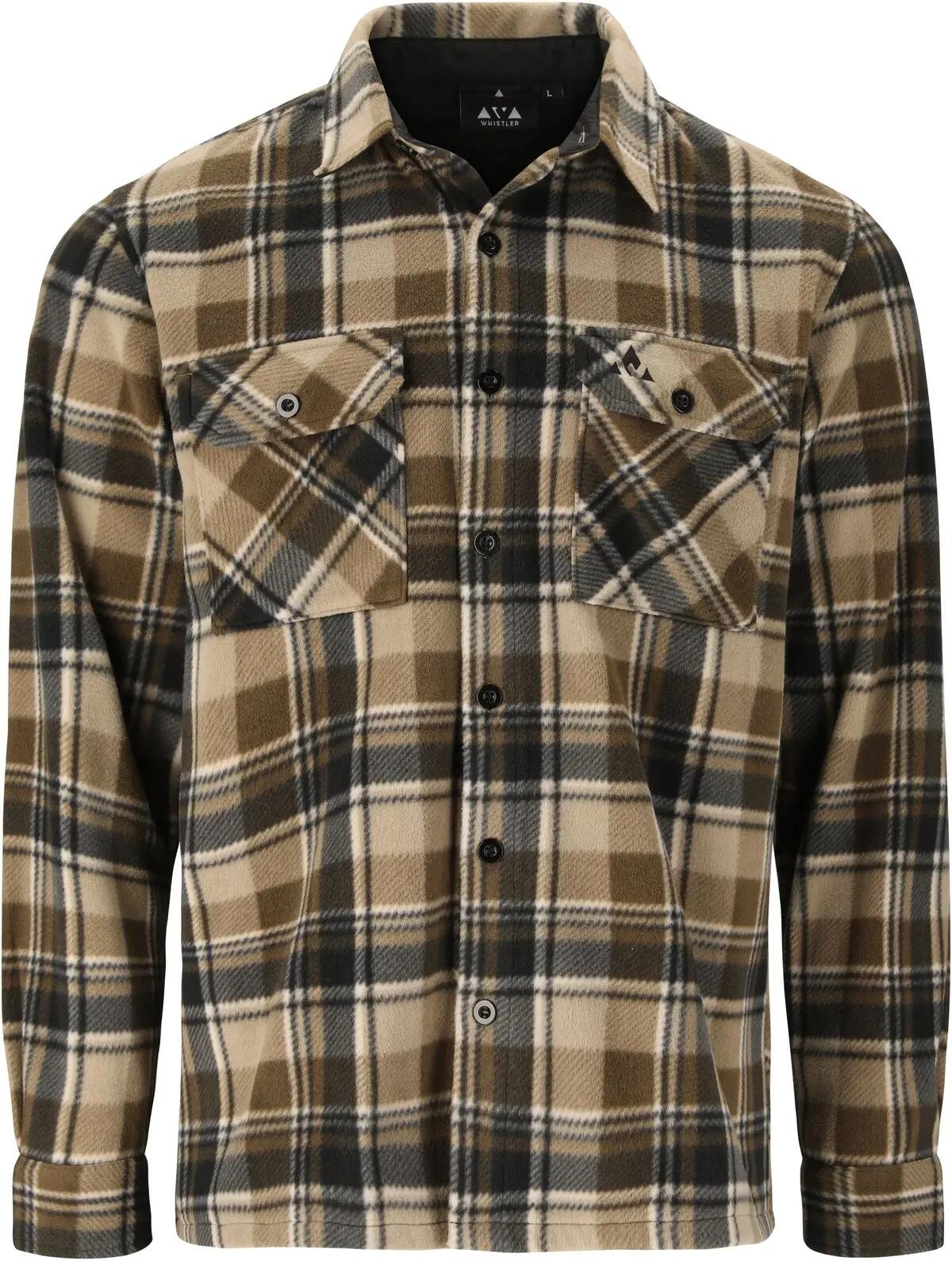 whistler Chemise en polaire Astrali M Checked – 100% polyester – 5370 Teak 2/7