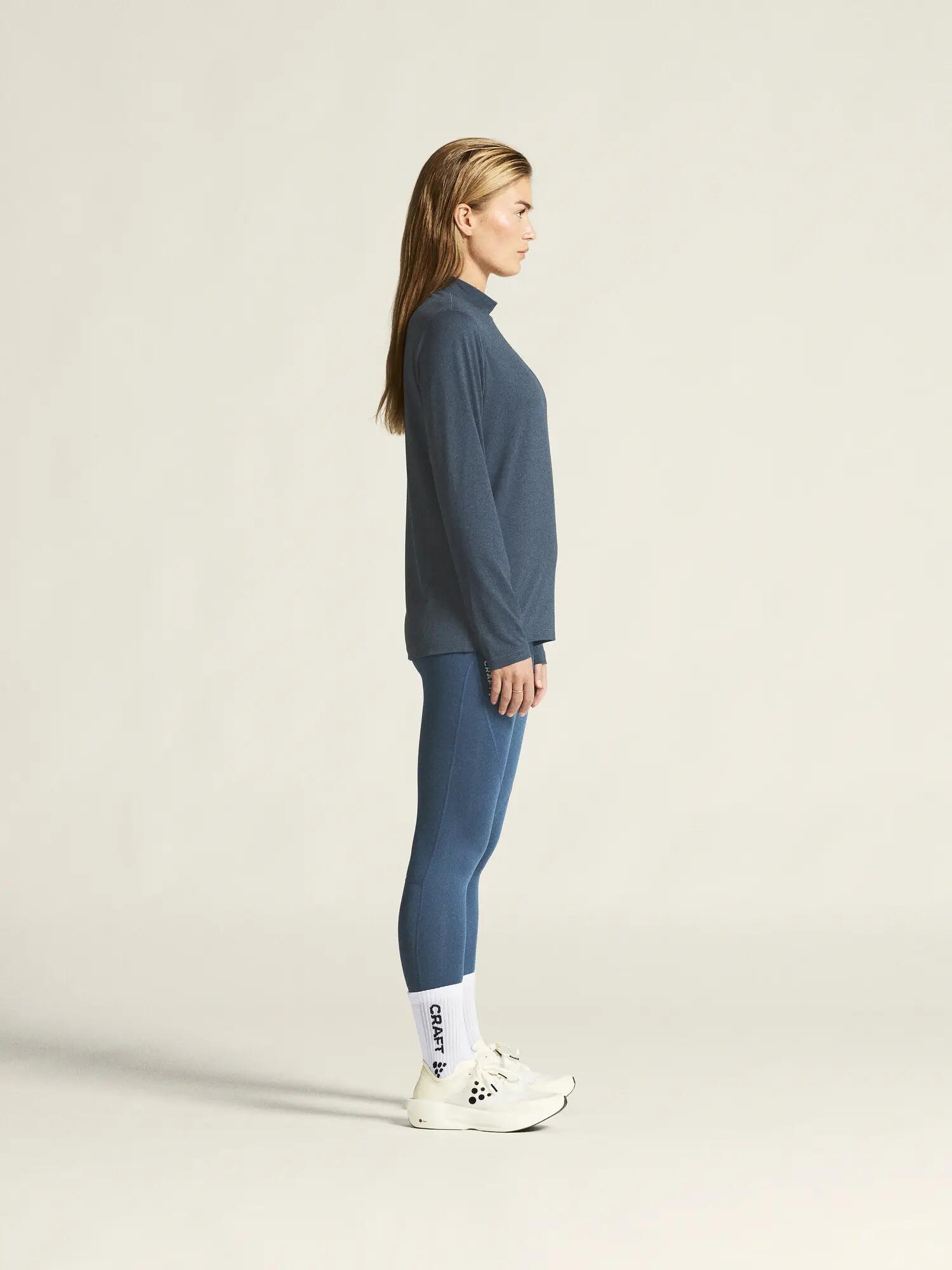 craft Flow MN LS W – Maillot manches longues doux et extensible – North/Melange 5/7