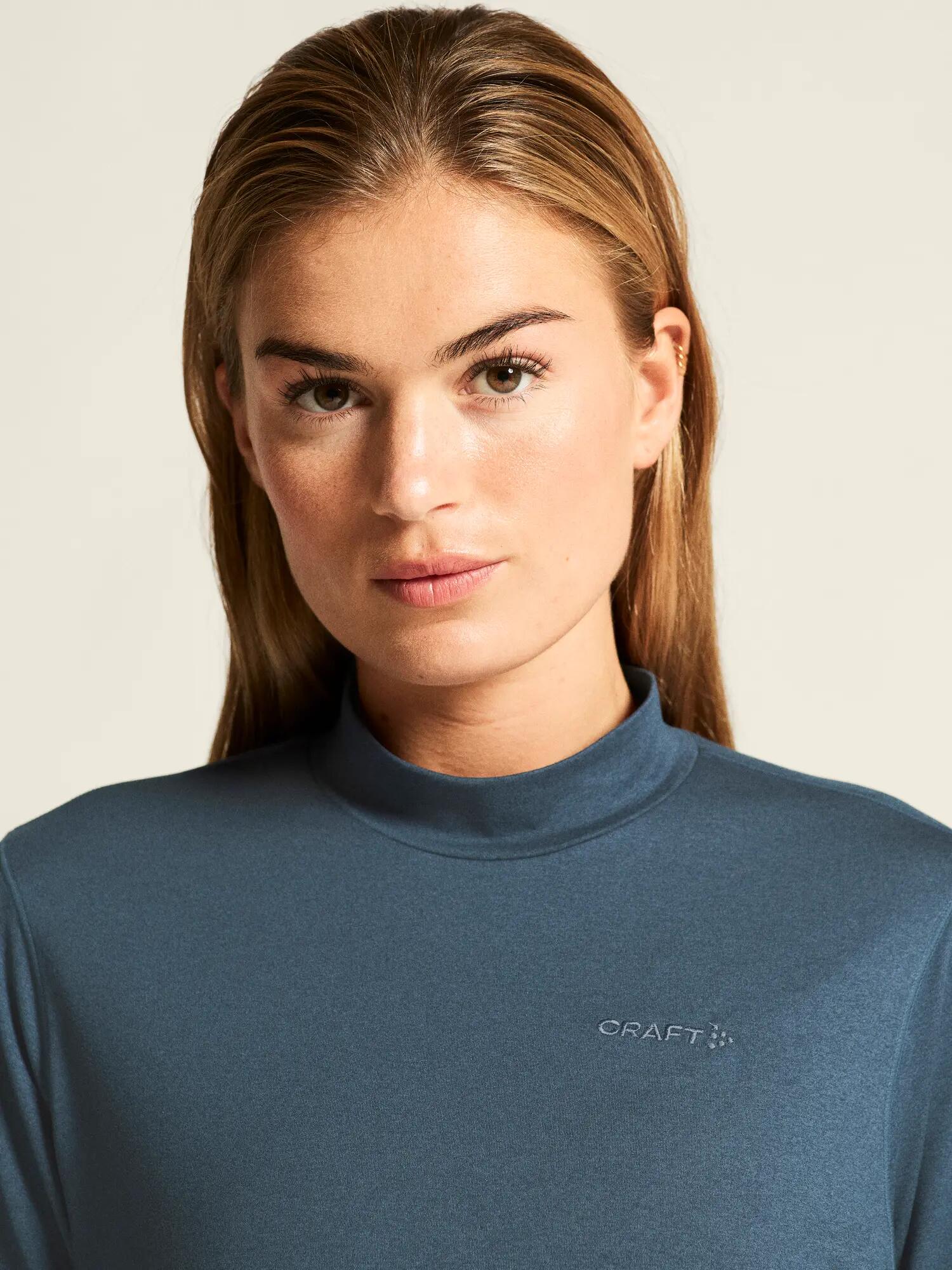 craft Flow MN LS W – Maillot manches longues doux et extensible – North/Melange 3/7
