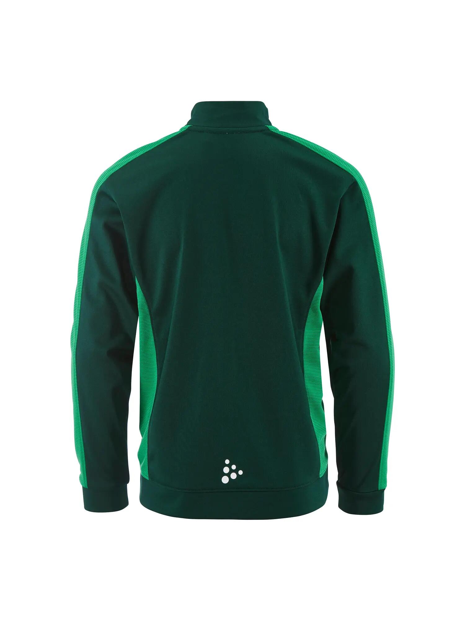 craft Veste zippée Evolve 2.0 Contrast Jr — Stretch recyclé – Forest/Team green 4/4