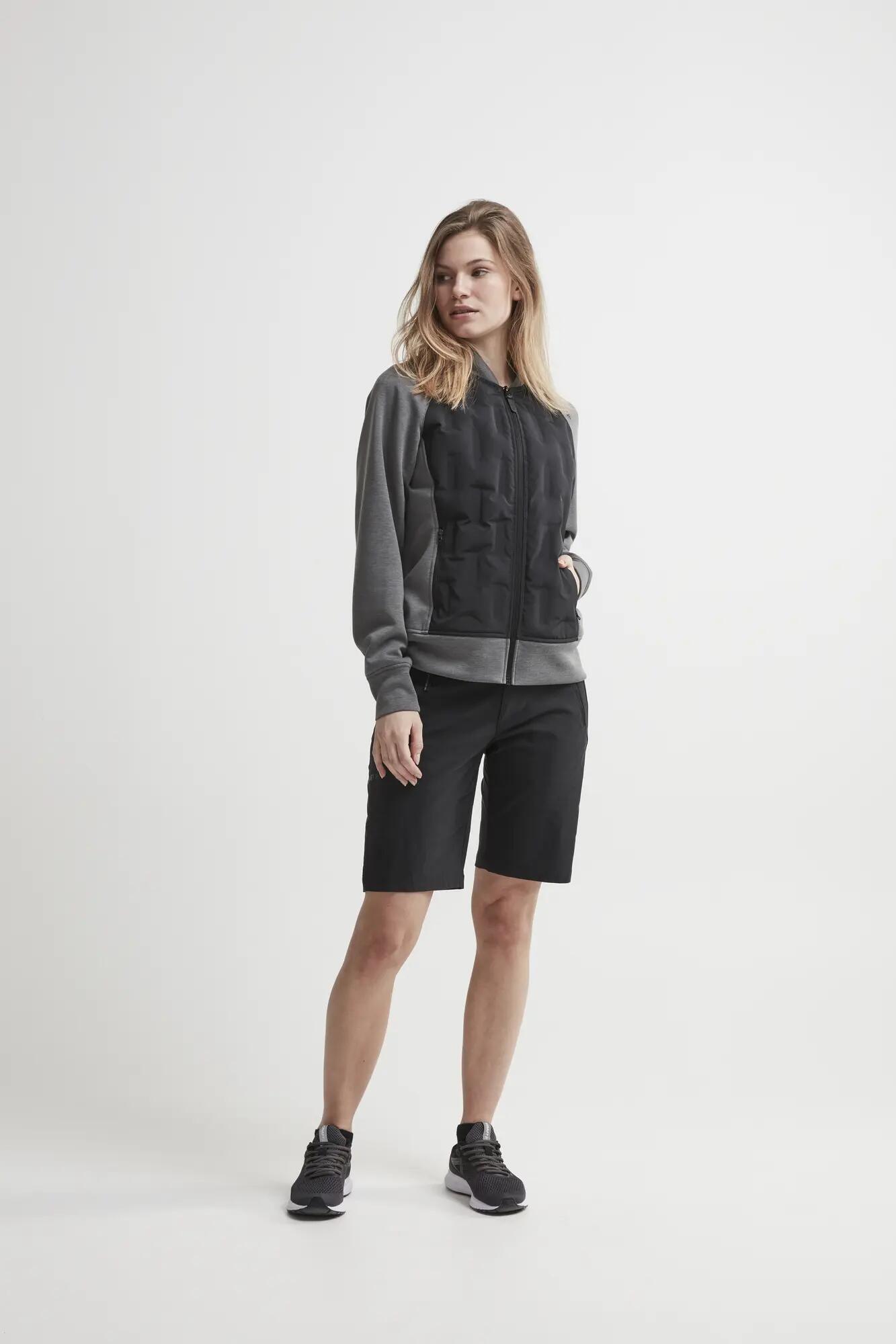 craft Hybrid jacket W Damen Hybridjacke mit Daunenfüllung – DK GREY 5/5