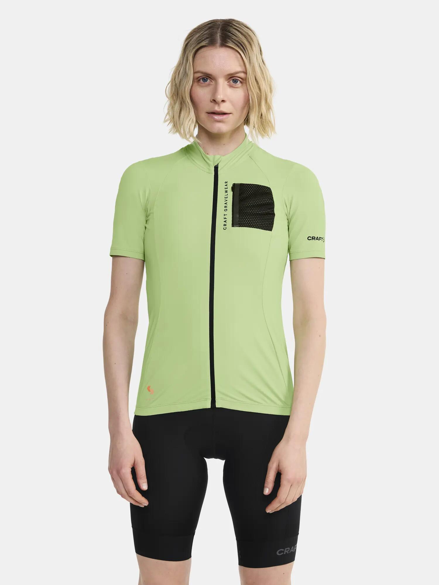 craft ADV Gravel Kurzarmtrikot Damen — dehnbarer, langlebiger Stoff – 2/7