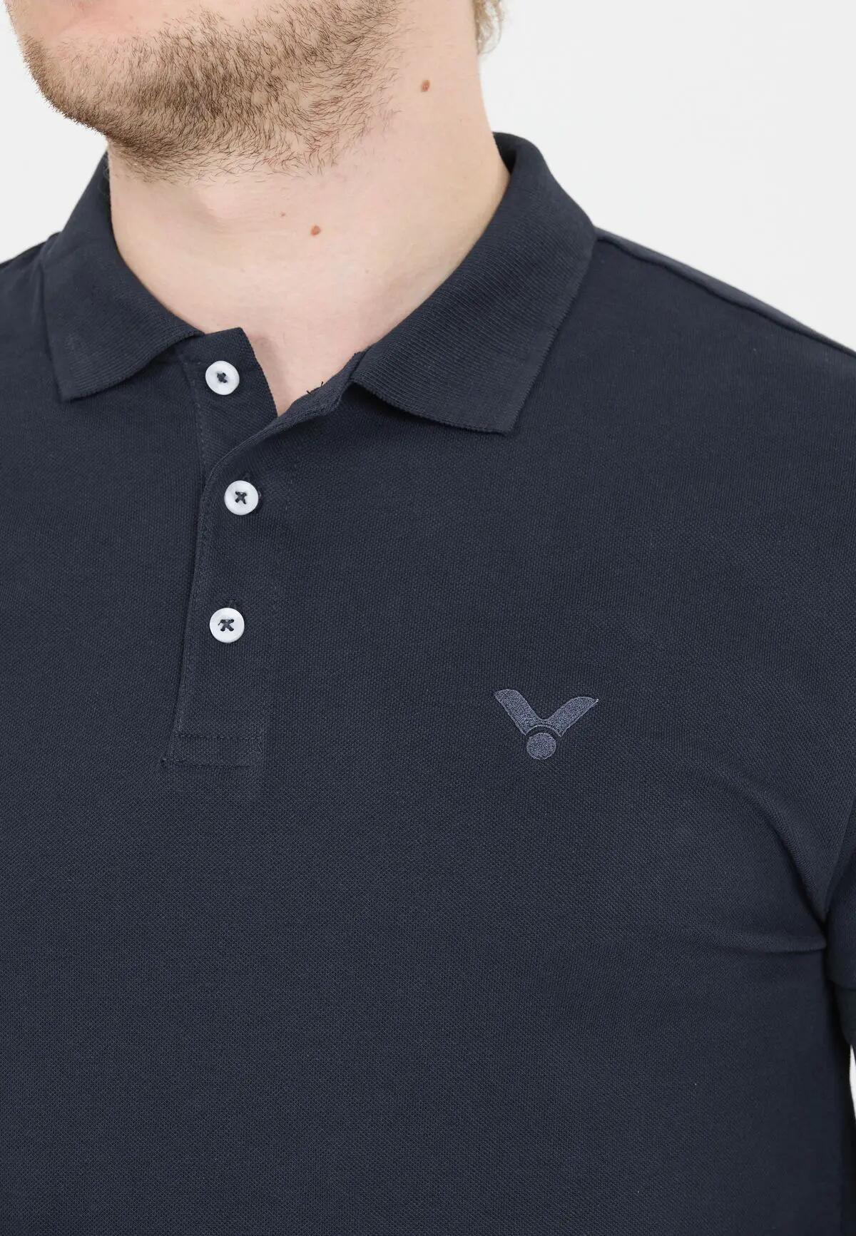 victor Polo Torino unisexe stretch manches courtes en coton – 2101 Dark Sapphire 3/7