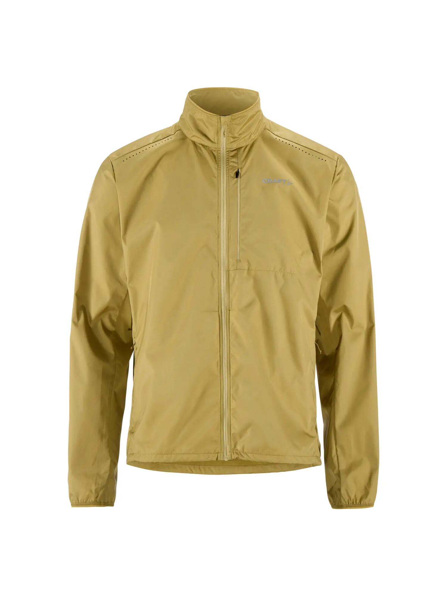 craft Chaqueta Essence Wind 2 M cortaviento ligera – Khaki 1/7