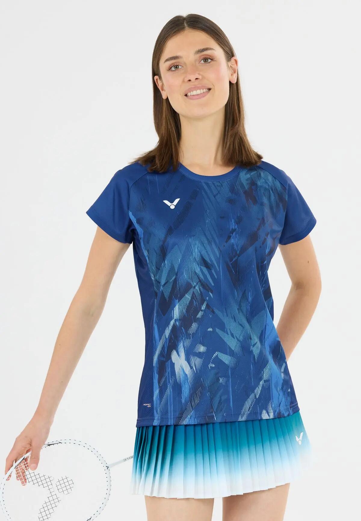 T-56000TD W T-shirt 100% polyester – 2998B Navy (B) 1/7