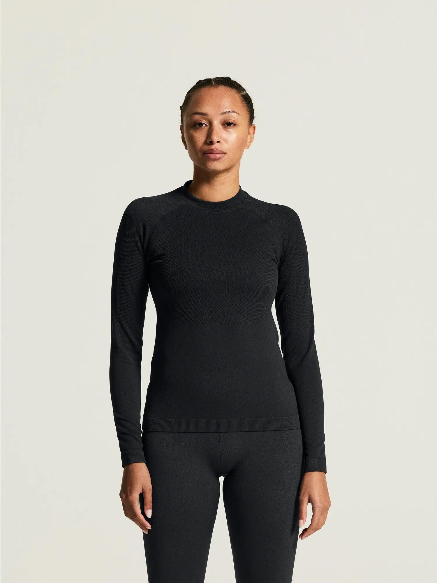craft Warm Comfort LS W – Damen Langarm-Base-Layer, wärmend – Black 4/7