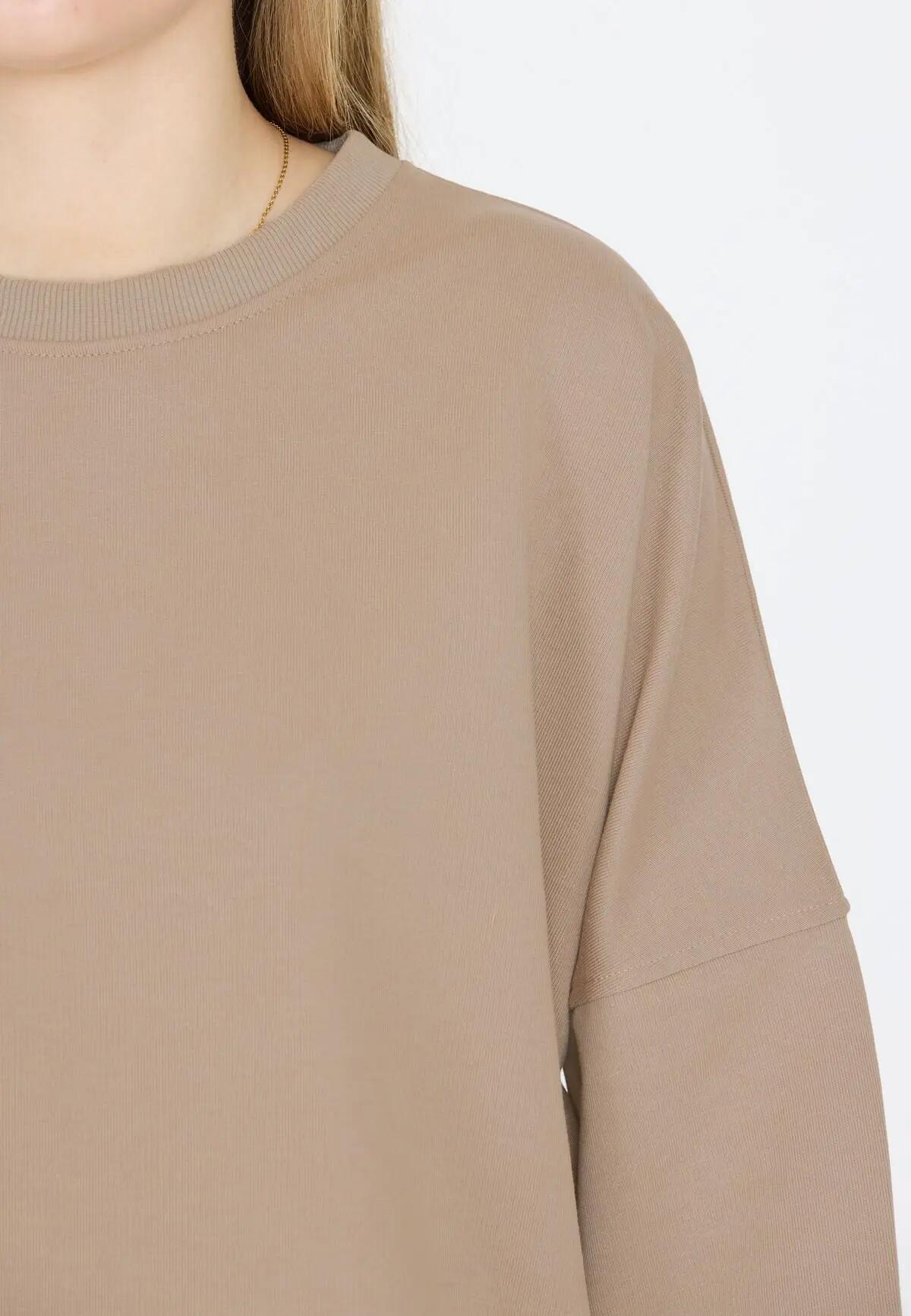 endurance Sweater Clairen G Crew Neck Kids – Regular fit – 1193 Roasted Cashew 4/7