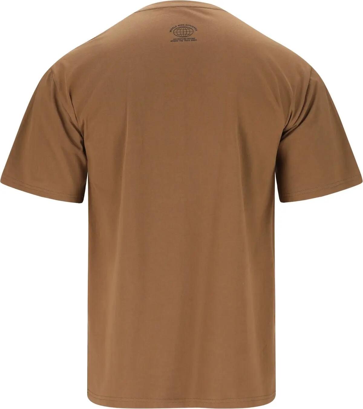 whistler Arwen M S-S T-shirt - 100% katoen, Teak – 5370 Teak 2/4