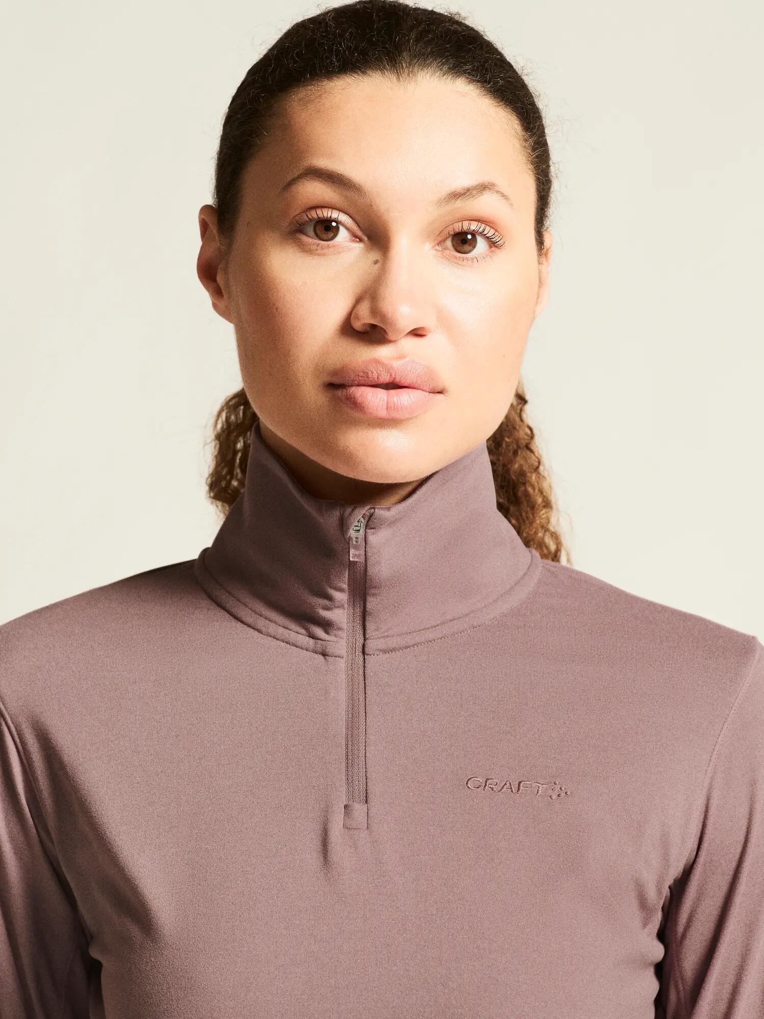 craft Flow HZ LS W – Langarmshirt mit Stehkragen und halbem Reißverschluss, 4/7