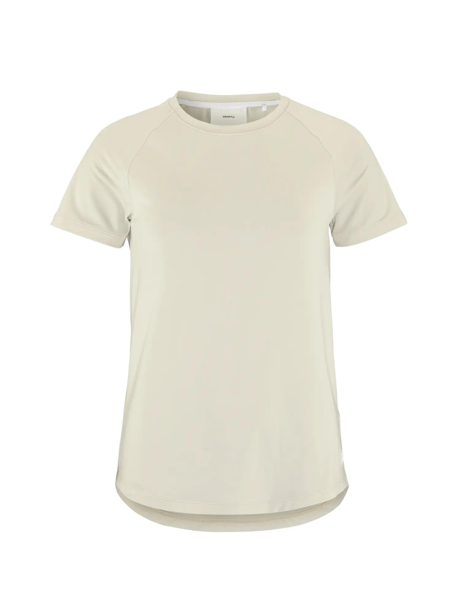 craft T-shirt Collective SS W en polyester recyclé stretch – Plaster 1/7