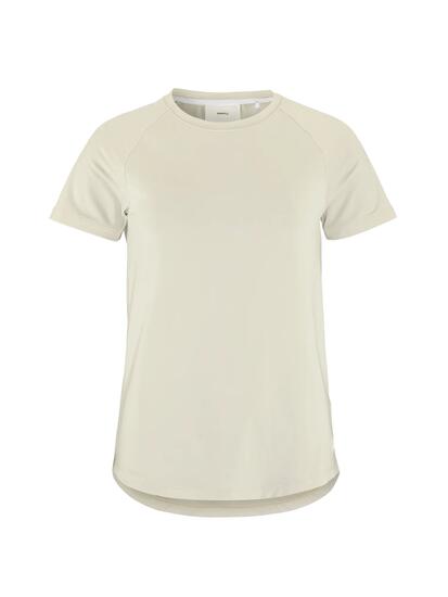 craft T-shirt Collective SS W en polyester recyclé stretch – Plaster