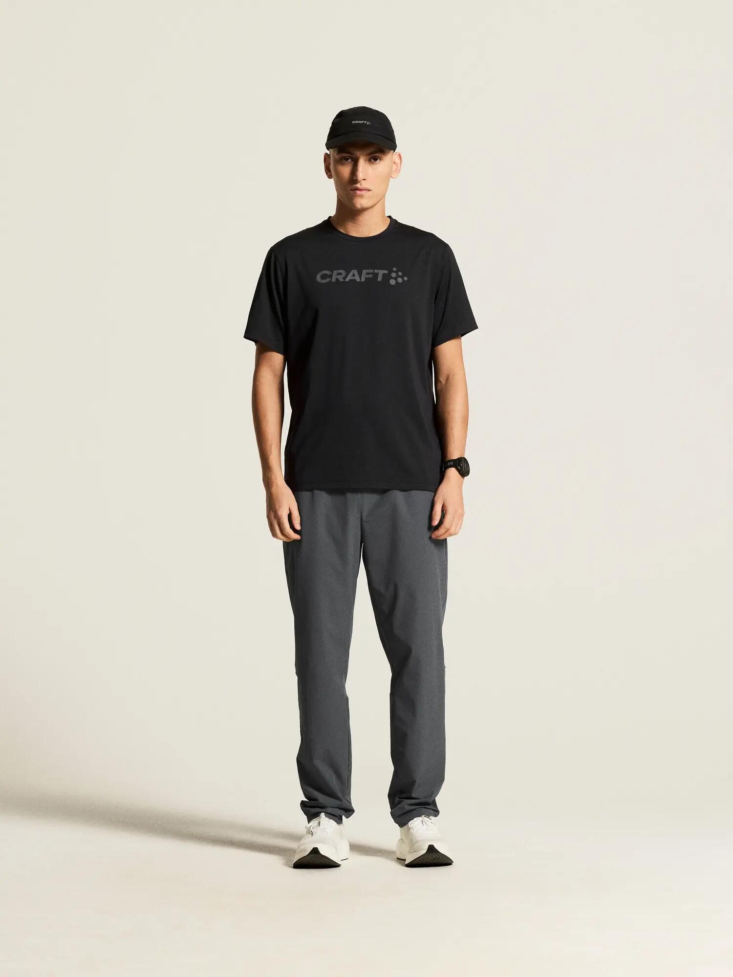 craft Essence Logo Tee 2 M – tee-shirt d'entraînement en mesh recyclé – Black 2/7