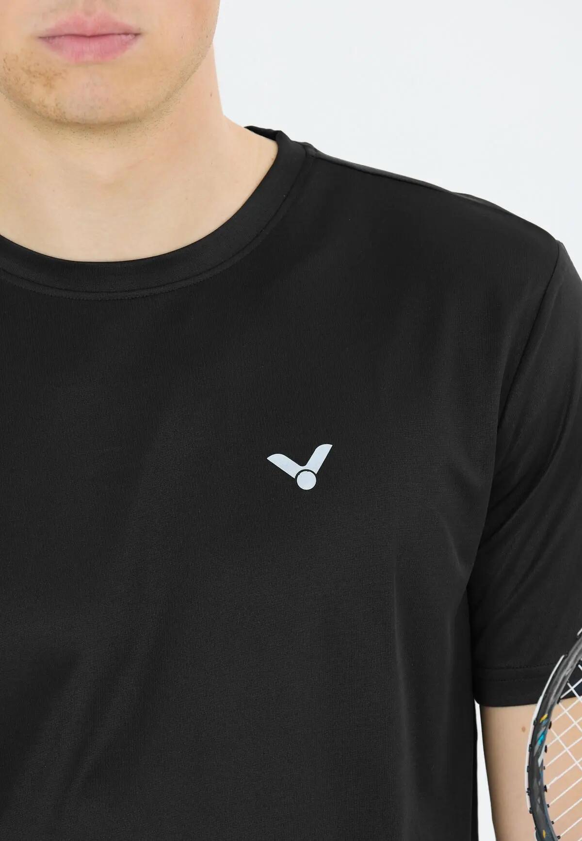 T-shirt uomo in poliestere traspirante VI BA2501 – 1001 Black 5/7