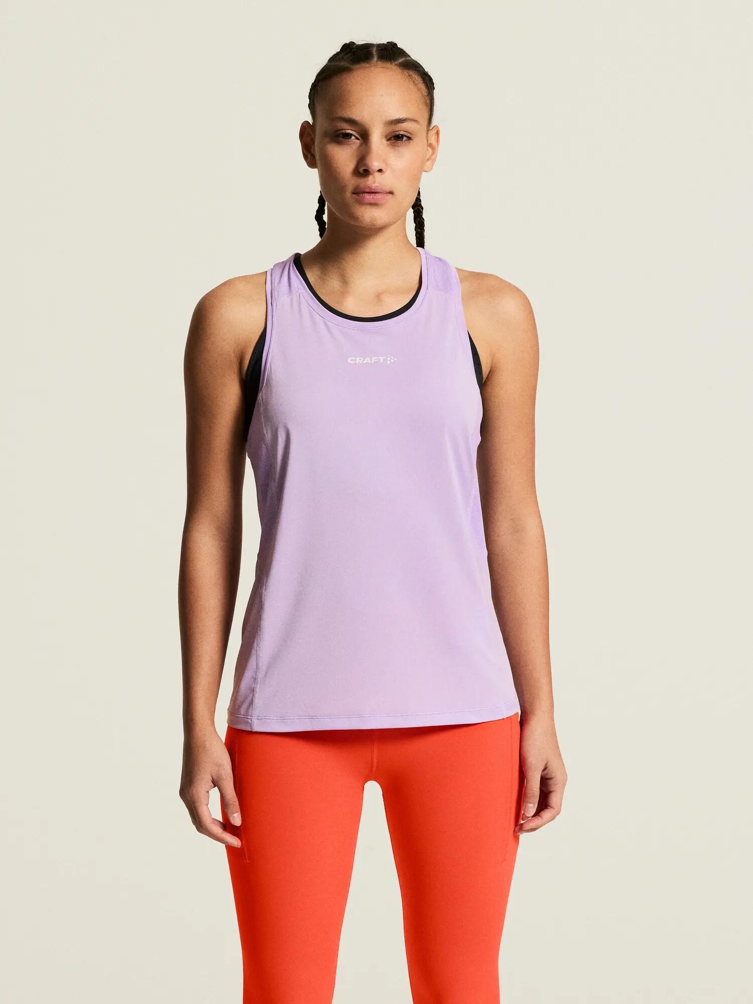 craft ADV Essence Singlet 2 W – atmungsaktives Trainingstop – Lilac 7/7