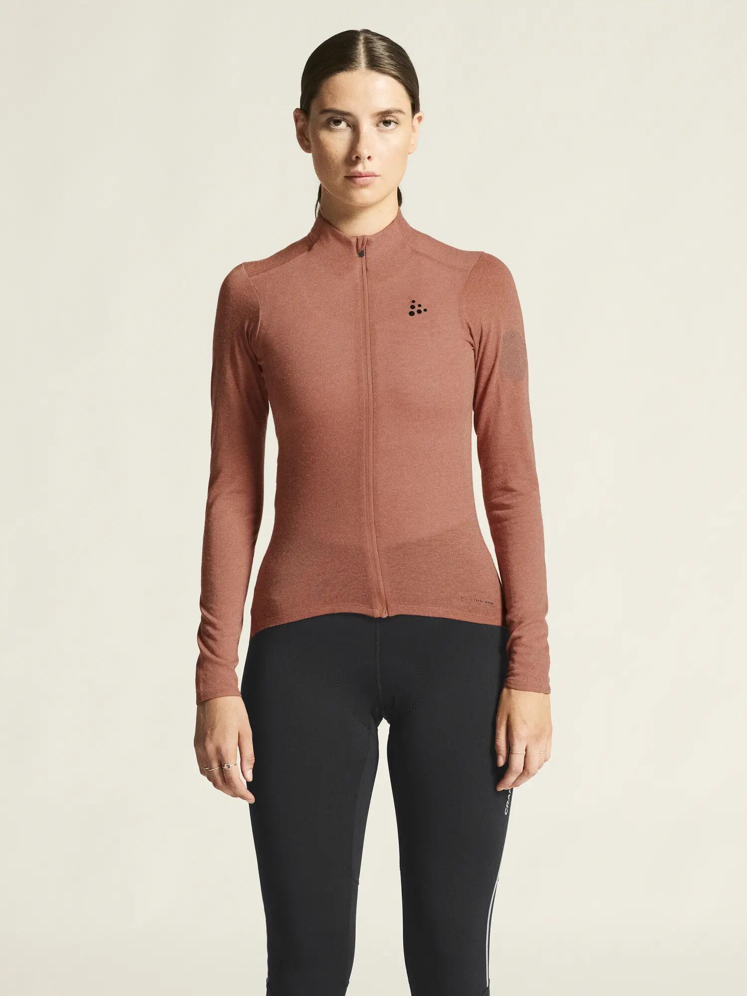 craft Damen Langarm-Radtrikot Core Bike Essence Wool — Merinowolle & recyceltes 7/7