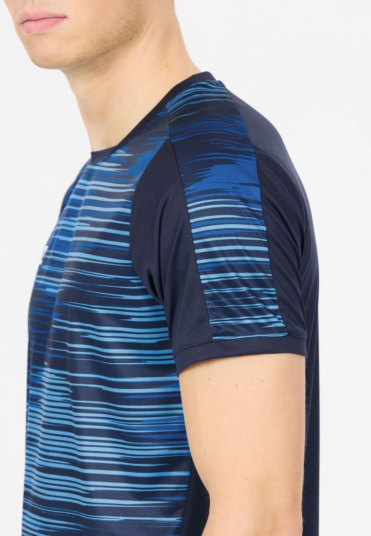 fz_forza T-shirt masculina em poliéster reciclado – 2048 Navy Blazer 4/7