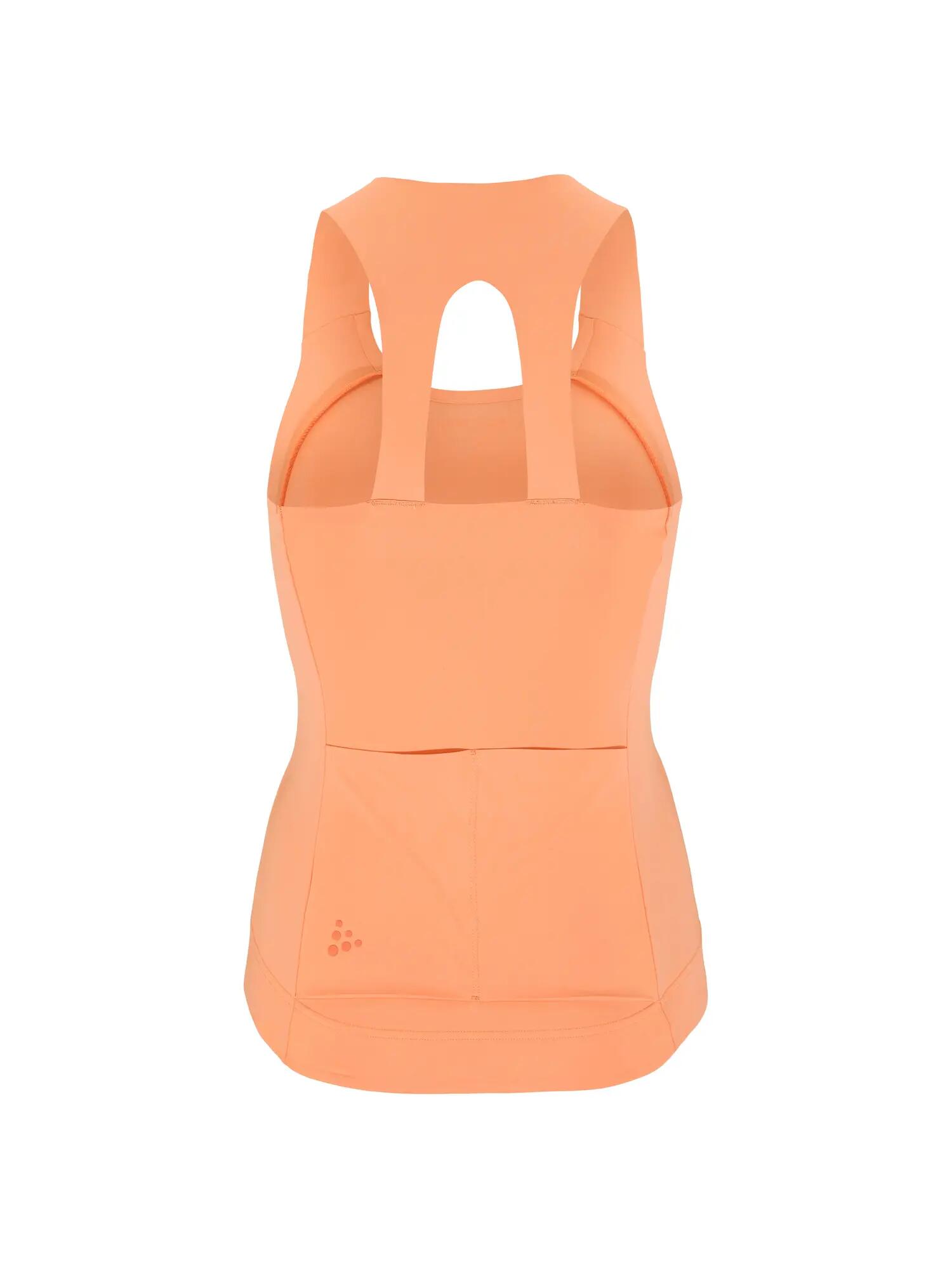 craft Endur Singlet W — dehnbares Bike-Top mit sicherem Sitz – Apricot 4/7