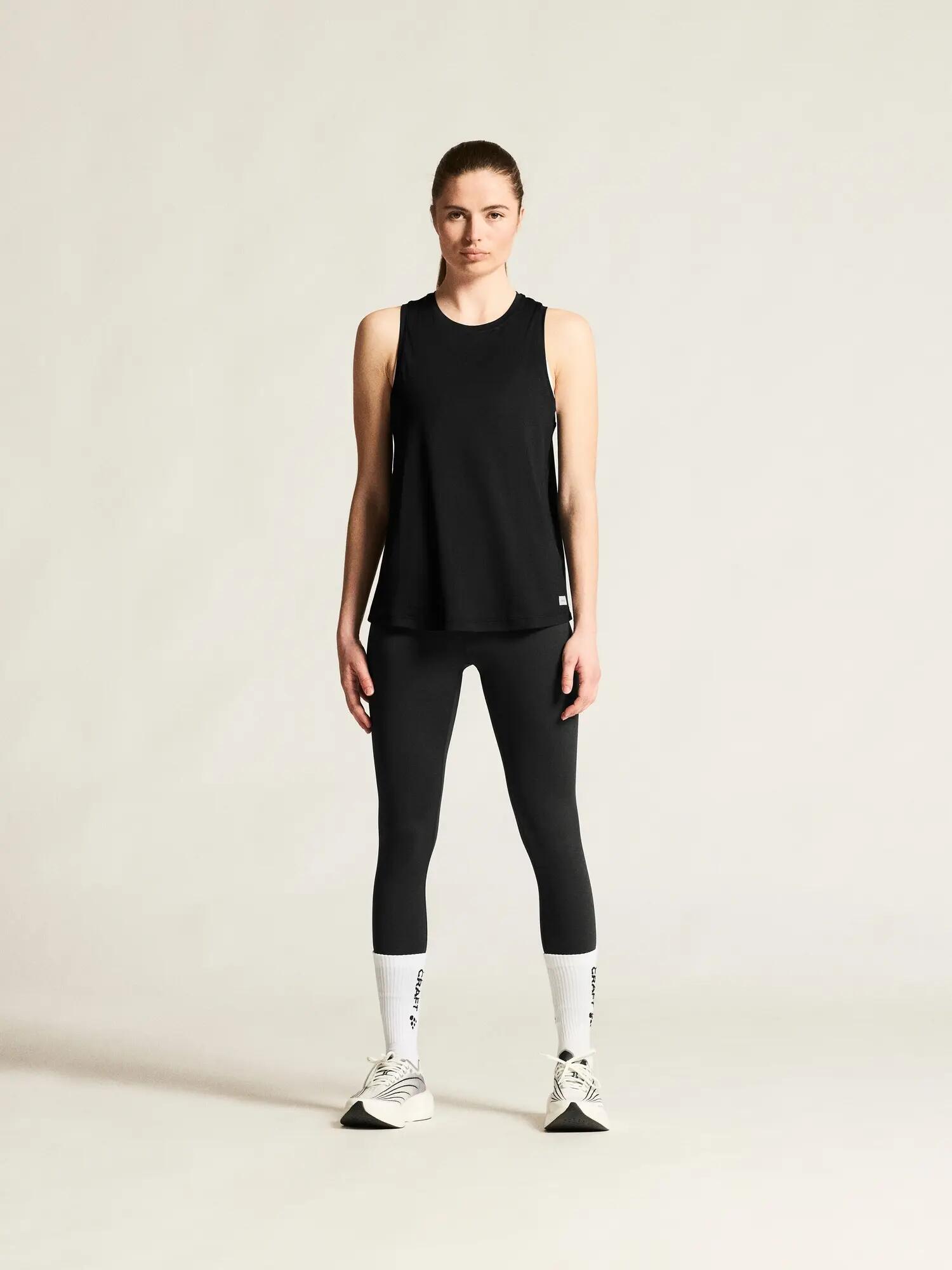 craft Collective Singlet W – leichtes Singlet aus recyceltem Polyester – Black 3/7