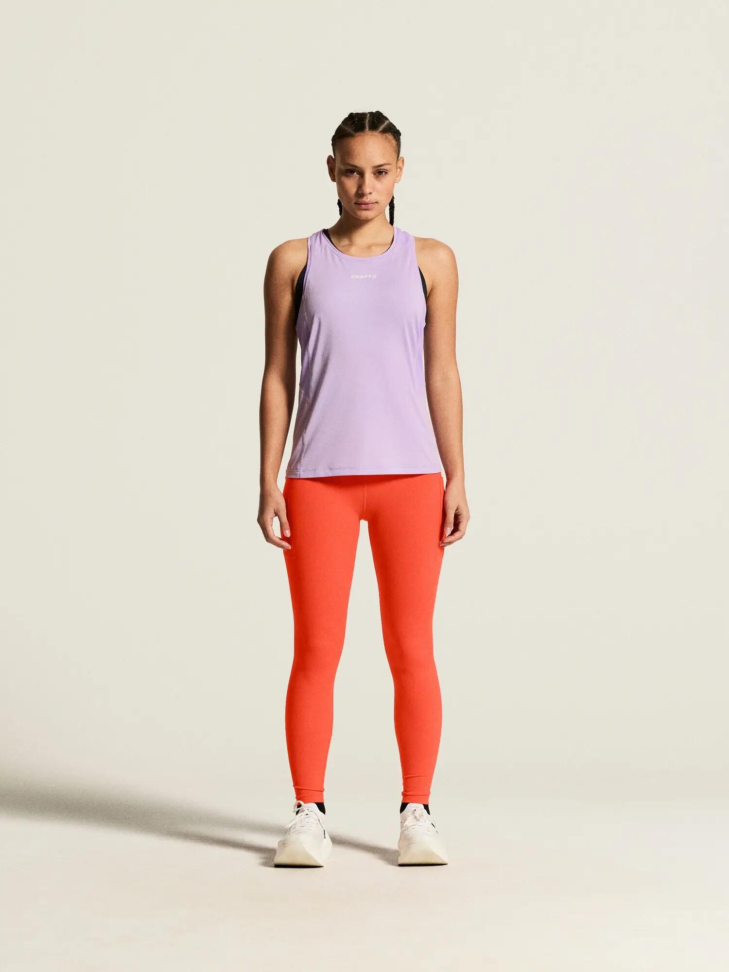 craft ADV Essence Singlet 2 W – atmungsaktives Trainingstop – Lilac 3/7