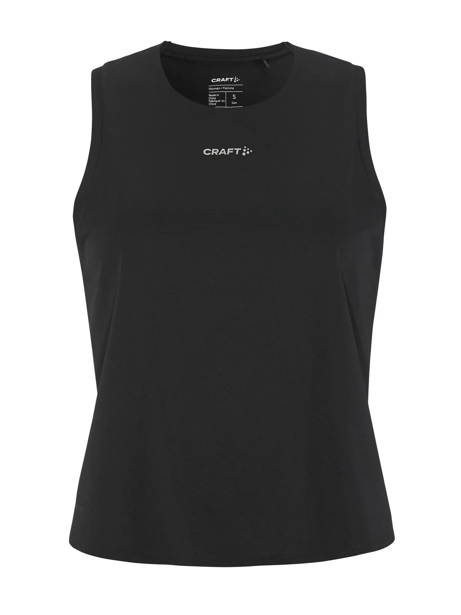 craft Hypervent Singlet W — stark belüftetes Lauf-Singlet – Black 2/7