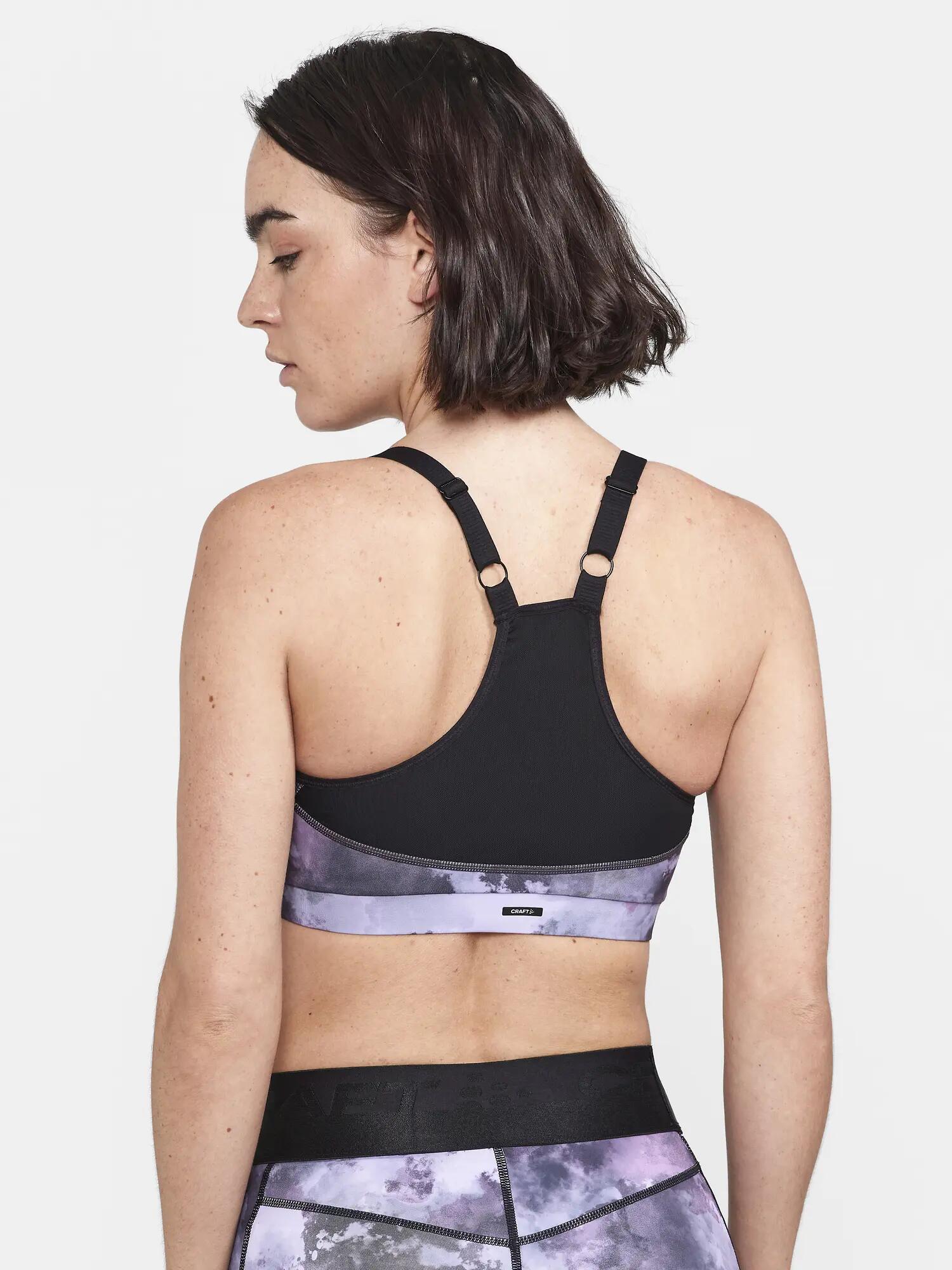 craft Motion Bra — gevoerde sport-bh, strakke pasvorm – Lupine-Multi 4/6