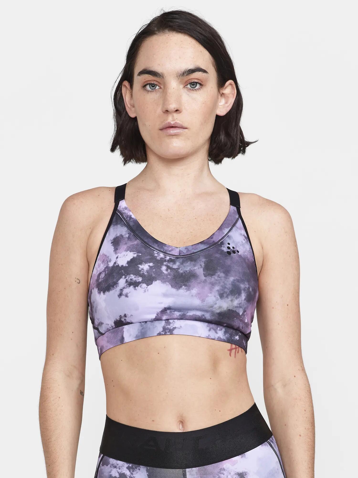 craft Motion Bra — gevoerde sport-bh, strakke pasvorm – Lupine-Multi 2/6