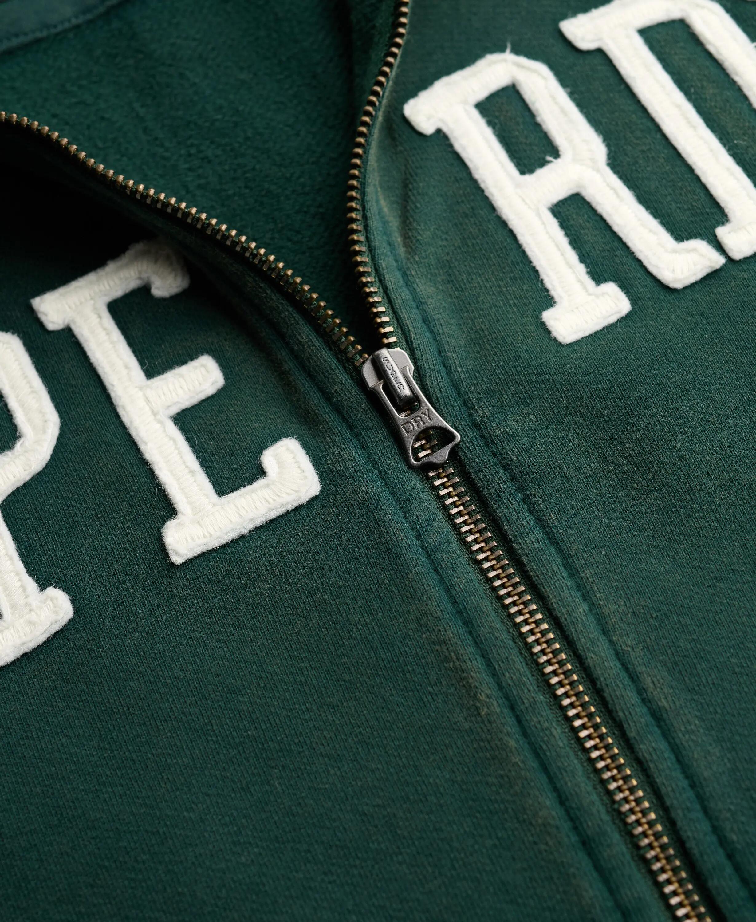 superdry Oversized zip tracktop Athletic Essentials 100% katoen – ENAMEL GREEN 6/7