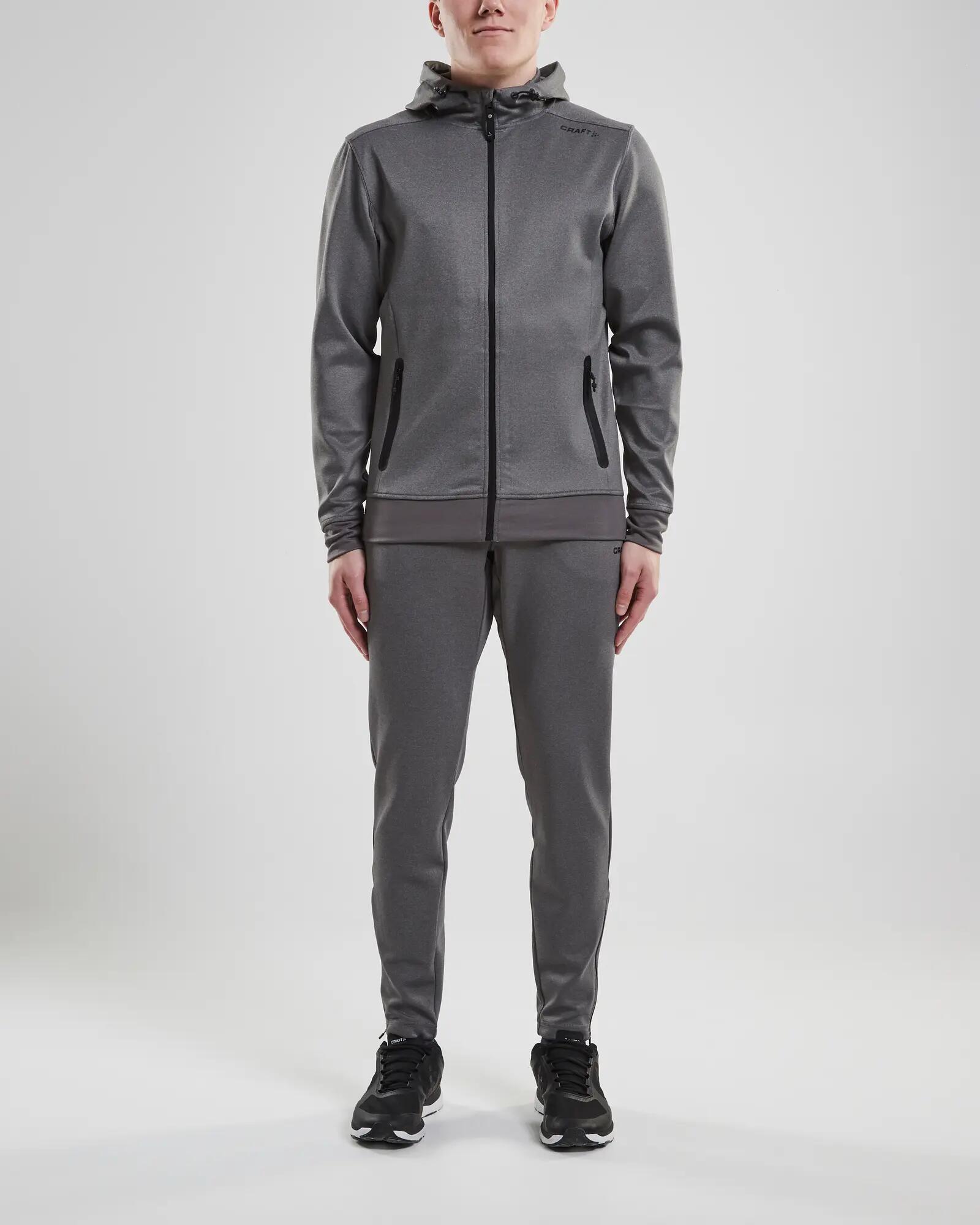 craft Veste à capuche Noble Full Zip M en jersey 100% polyester – Darkgrey 5/5