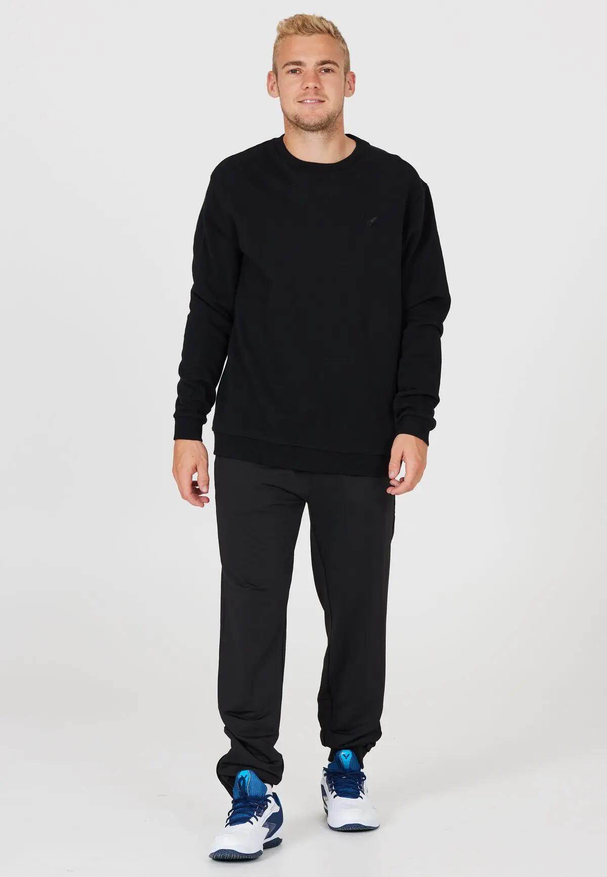 victor Sweatshirt Kamde M Crew Neck 100% coton – 1001 Black 4/7