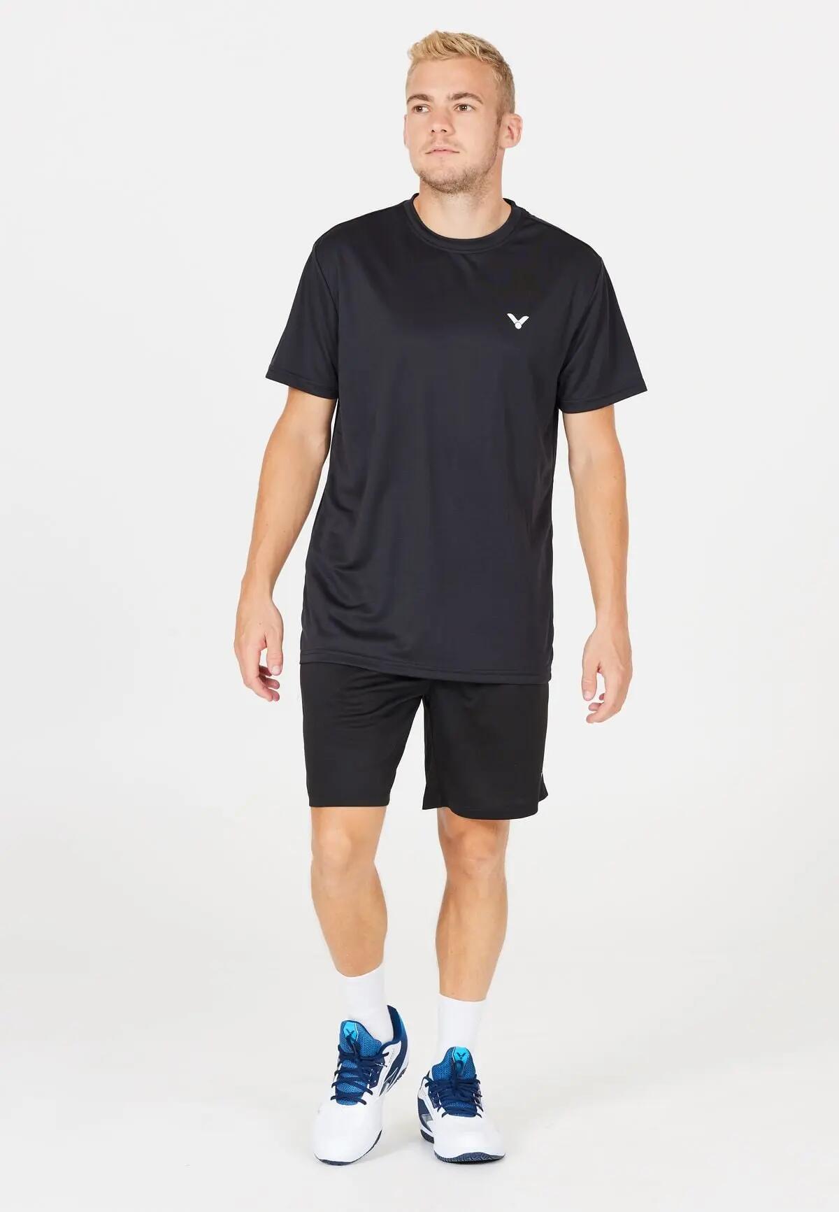 victor T-shirt Ralap M en polyester – 1001 Black 5/7