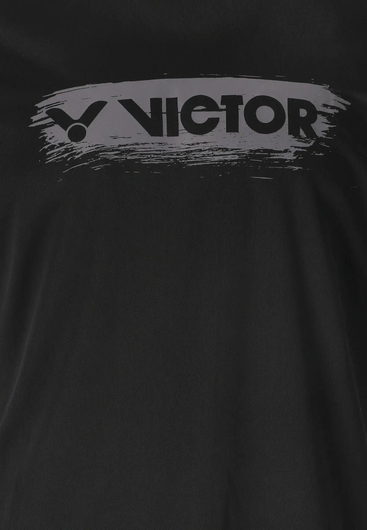 victor t-shirt 100% poliéster – 1001C Black (C) 7/7