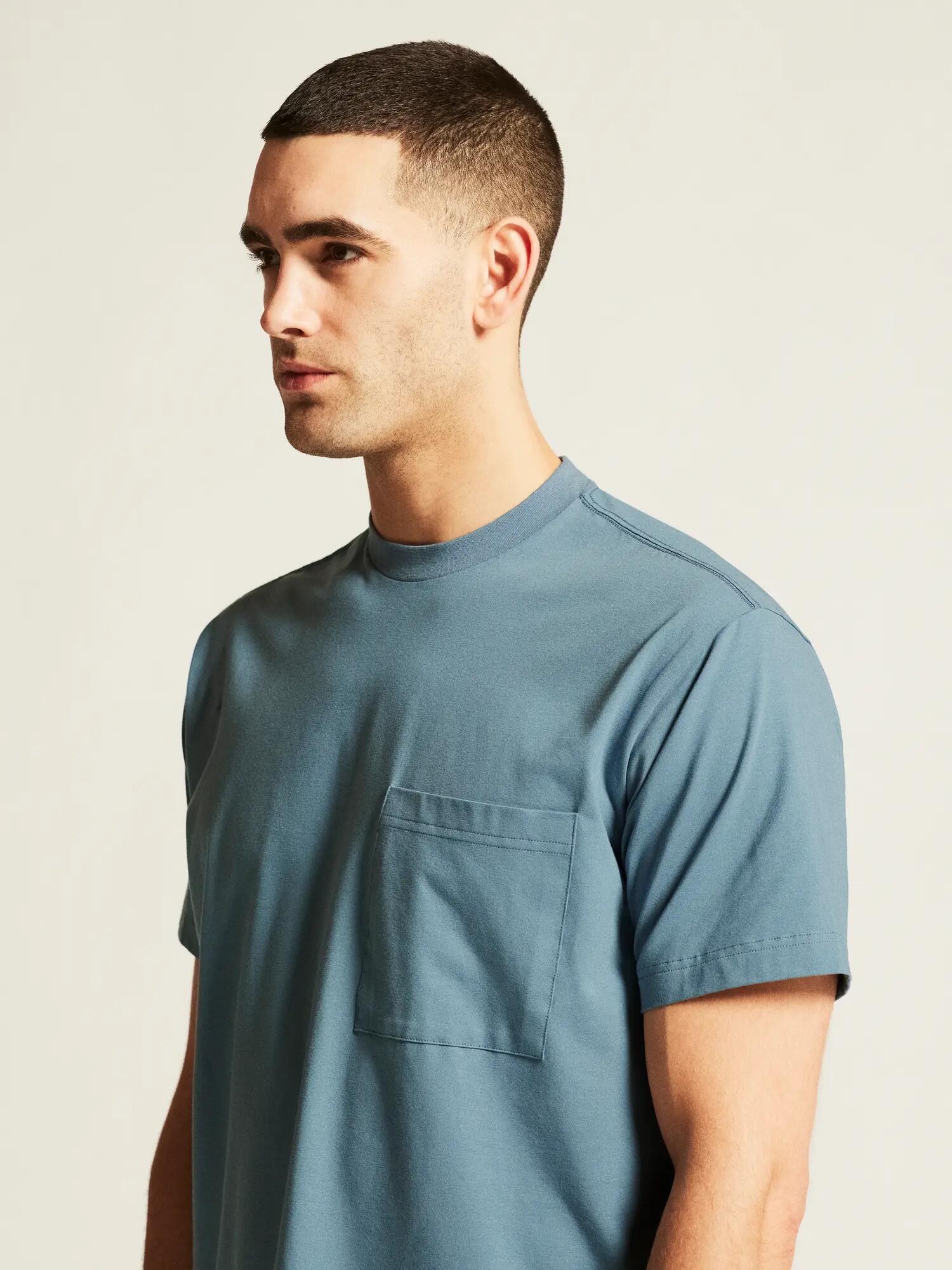 craft T-shirt Collective Relaxed SS en coton bio stretch – River 7/7