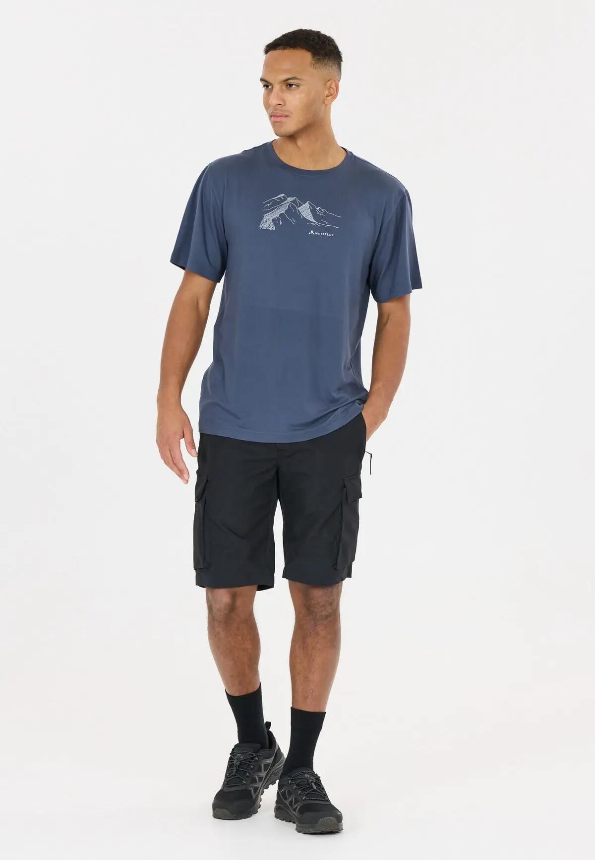 whistler Tulon M Printed S-S T-shirt van gerecycled polyester en elastaan – 6/7
