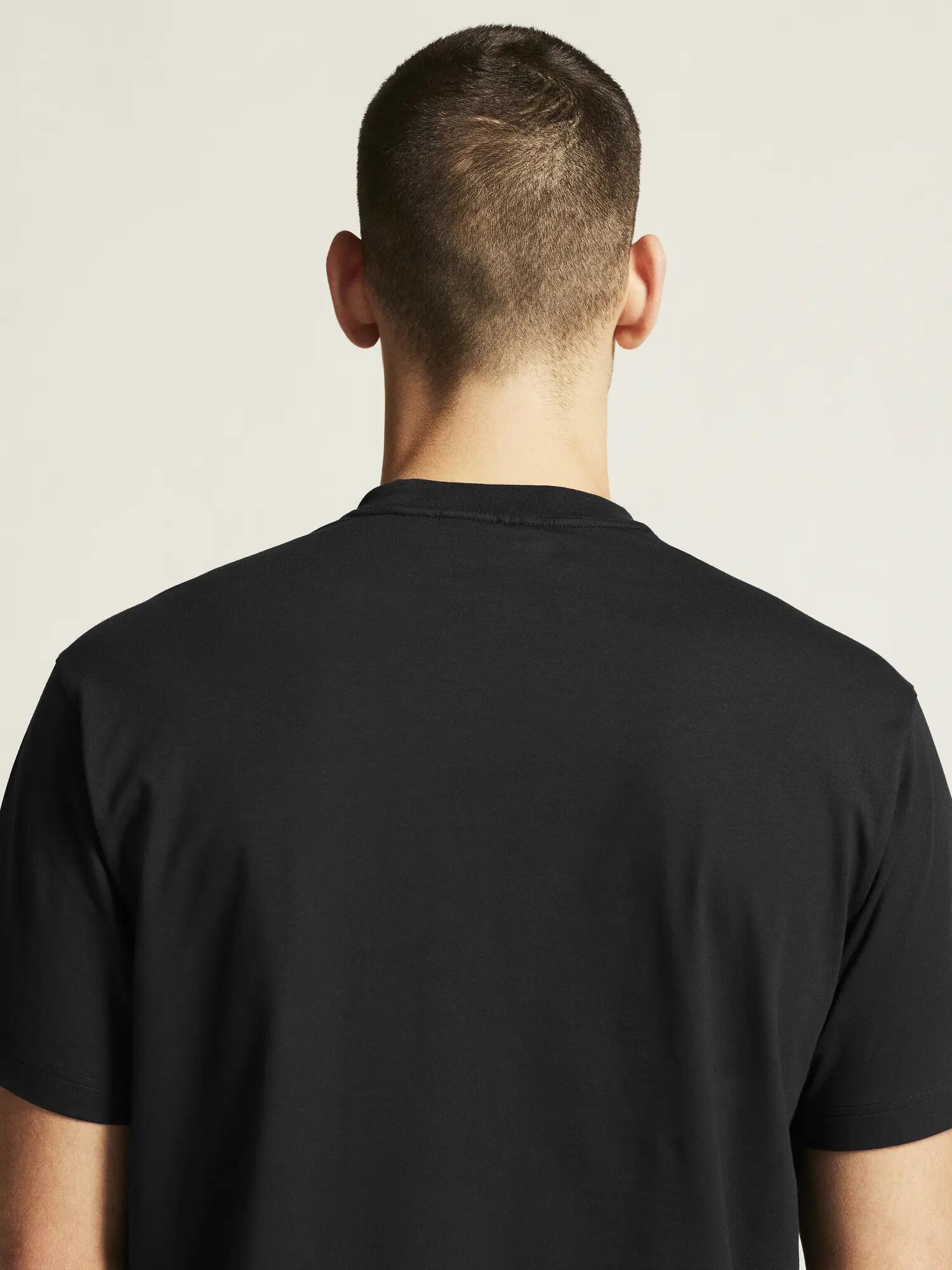 craft Collective Relaxed SS Tee M – Algodão biológico com elastano – Black 6/7