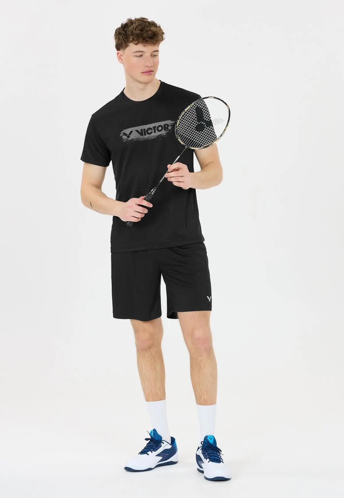 victor t-shirt 100% poliéster – 1001C Black (C) 4/7