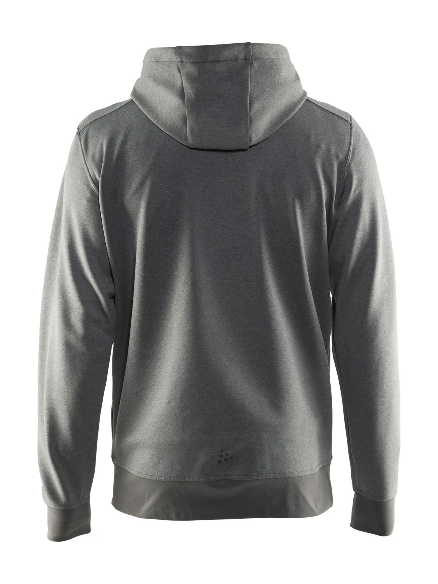 craft Veste à capuche Noble Full Zip M en jersey 100% polyester – Darkgrey 2/5