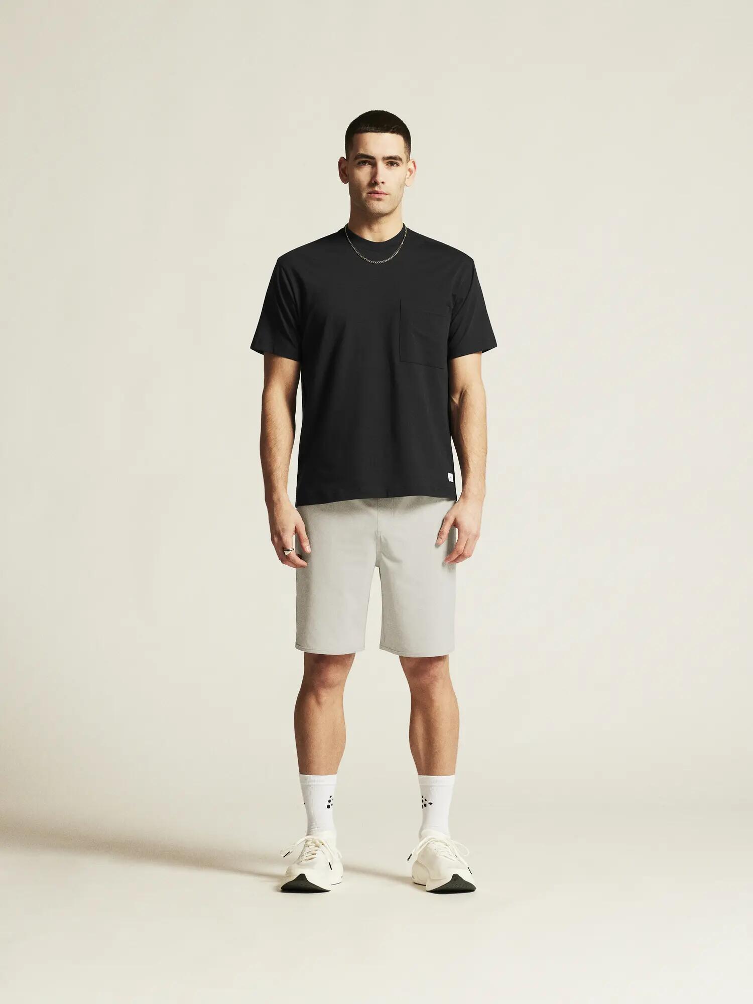 craft Collective Relaxed SS Tee M – Algodão biológico com elastano – Black 4/7