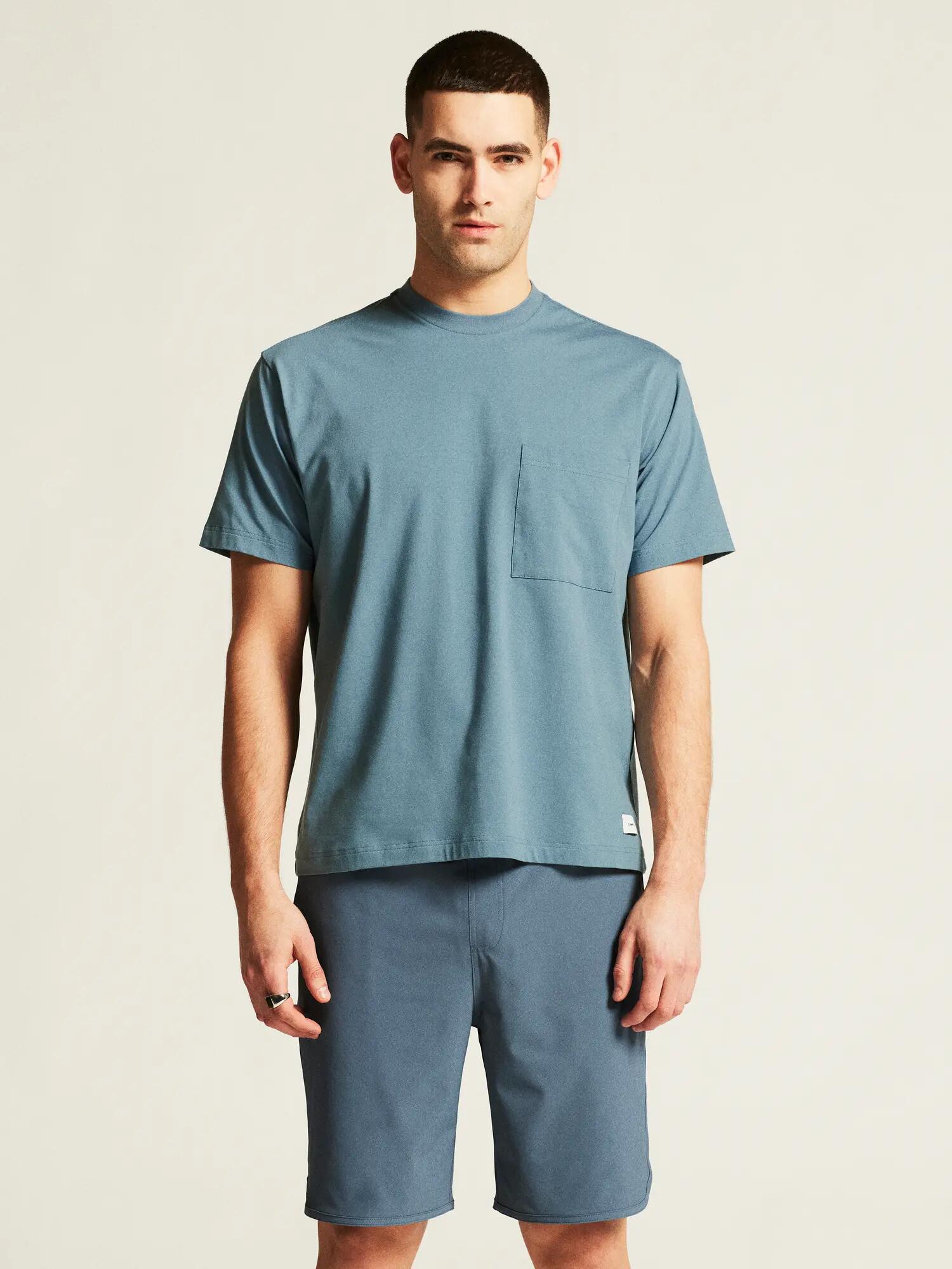 craft T-shirt Collective Relaxed SS en coton bio stretch – River 4/7