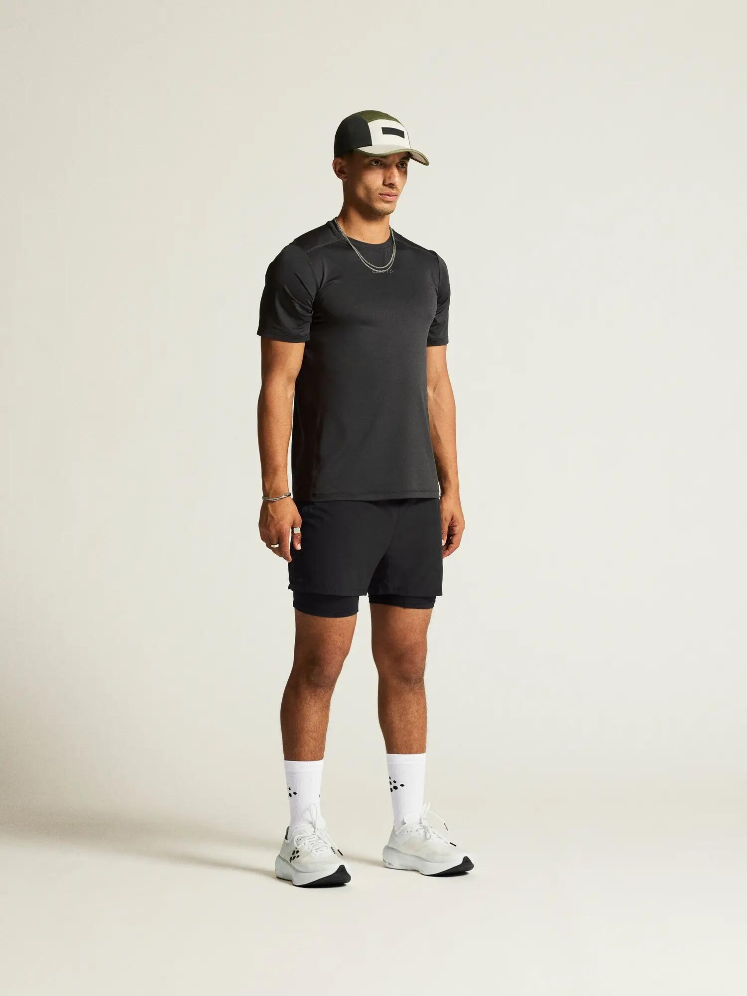 craft ADV Essence SS Tee 2 M – Trainingsshirt aus recyceltem Jersey mit Mesh – 7/7