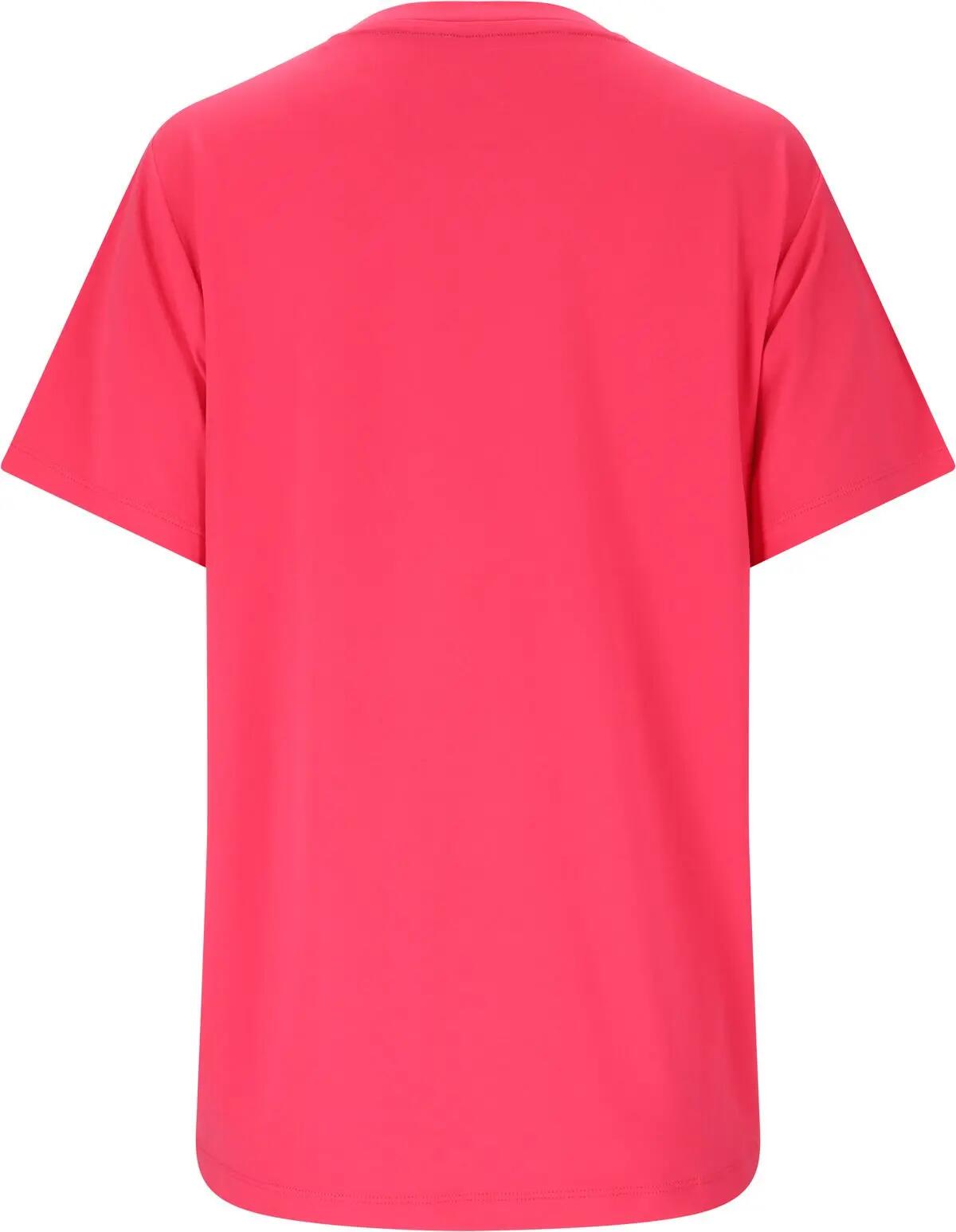 whistler Tulon W Printed S-S T-shirt van gerecycled polyester - Hot Pink – 4308 2/4