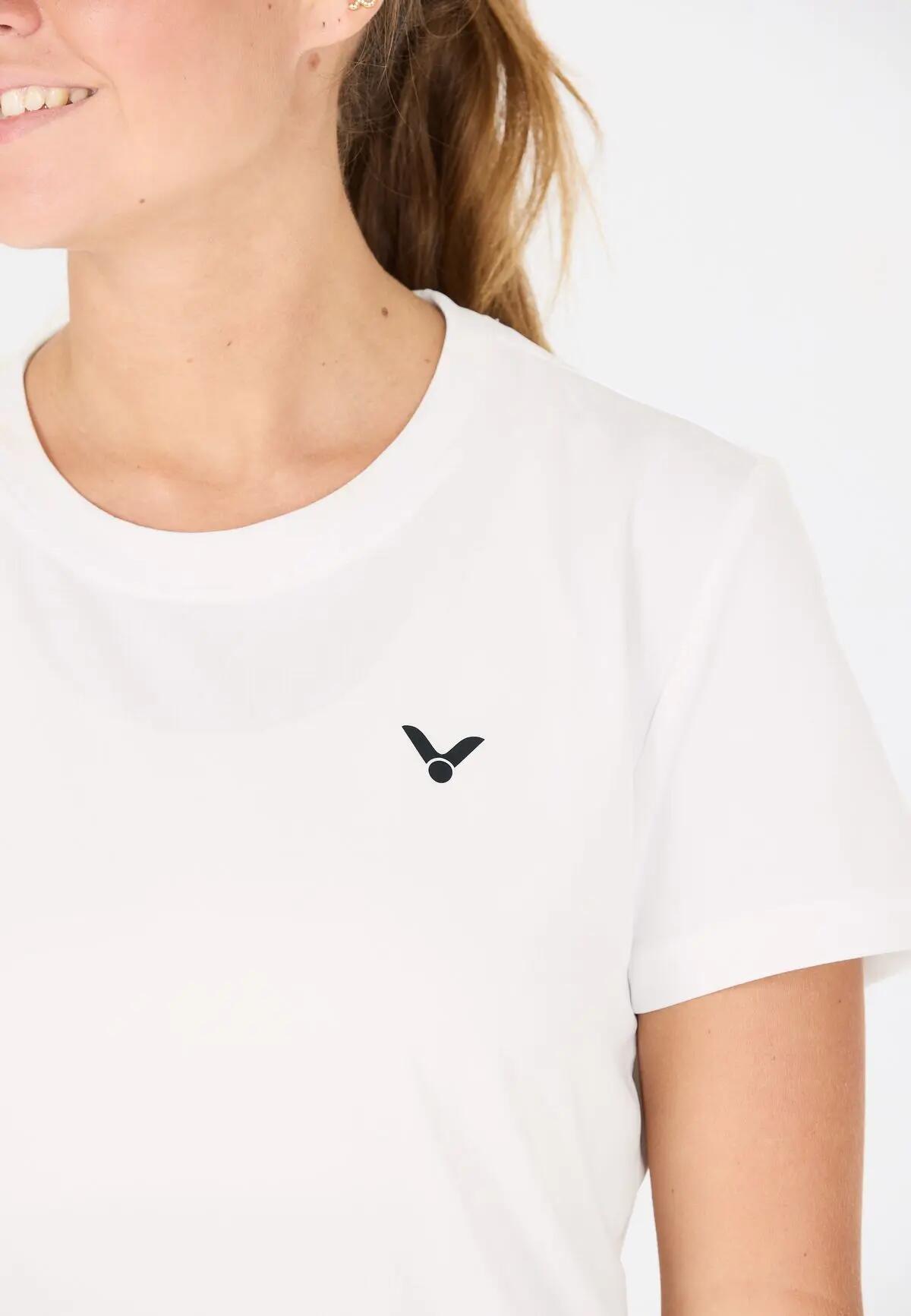 victor T-shirt Lydia W 100% poliéster para mulher – 1002 White 4/7