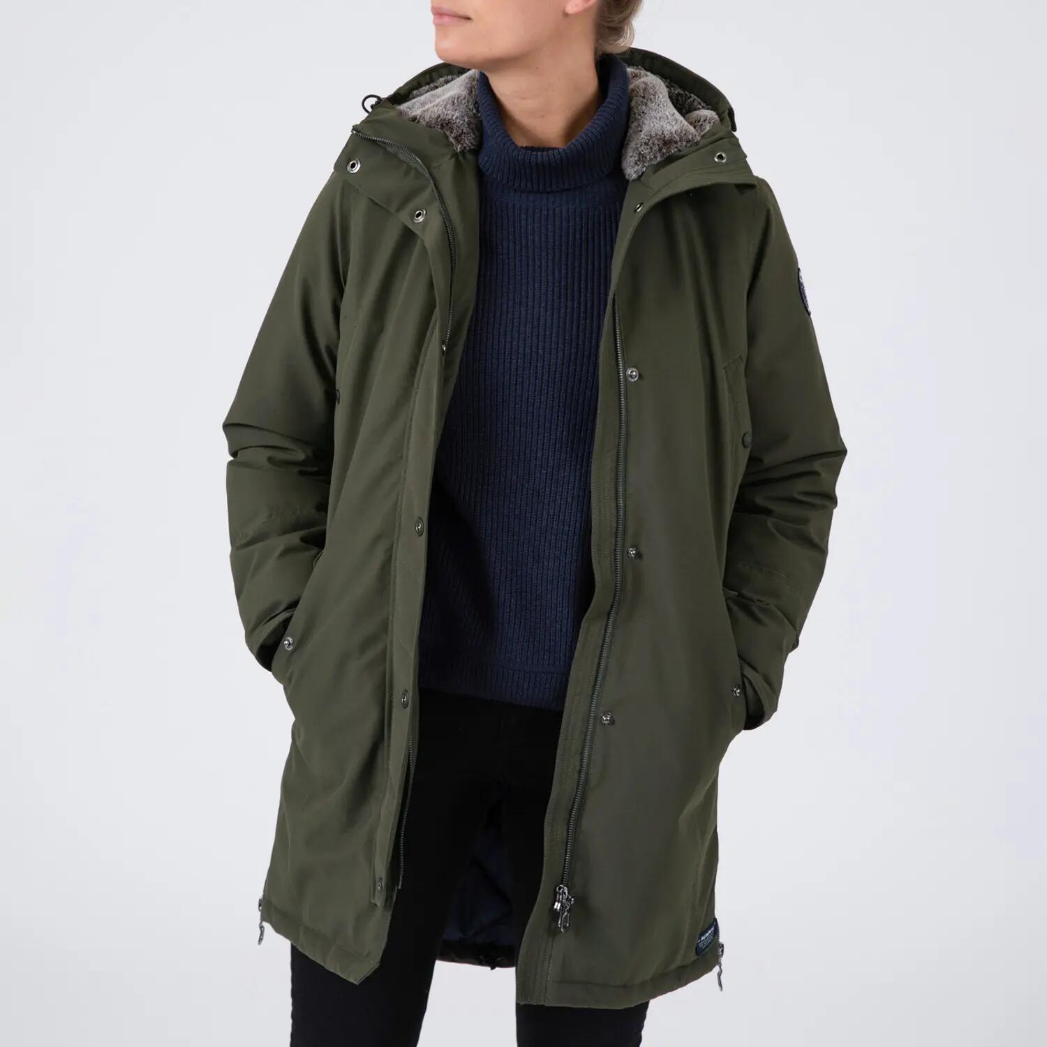sebago Urban W Parka vert – GREEN 2/3