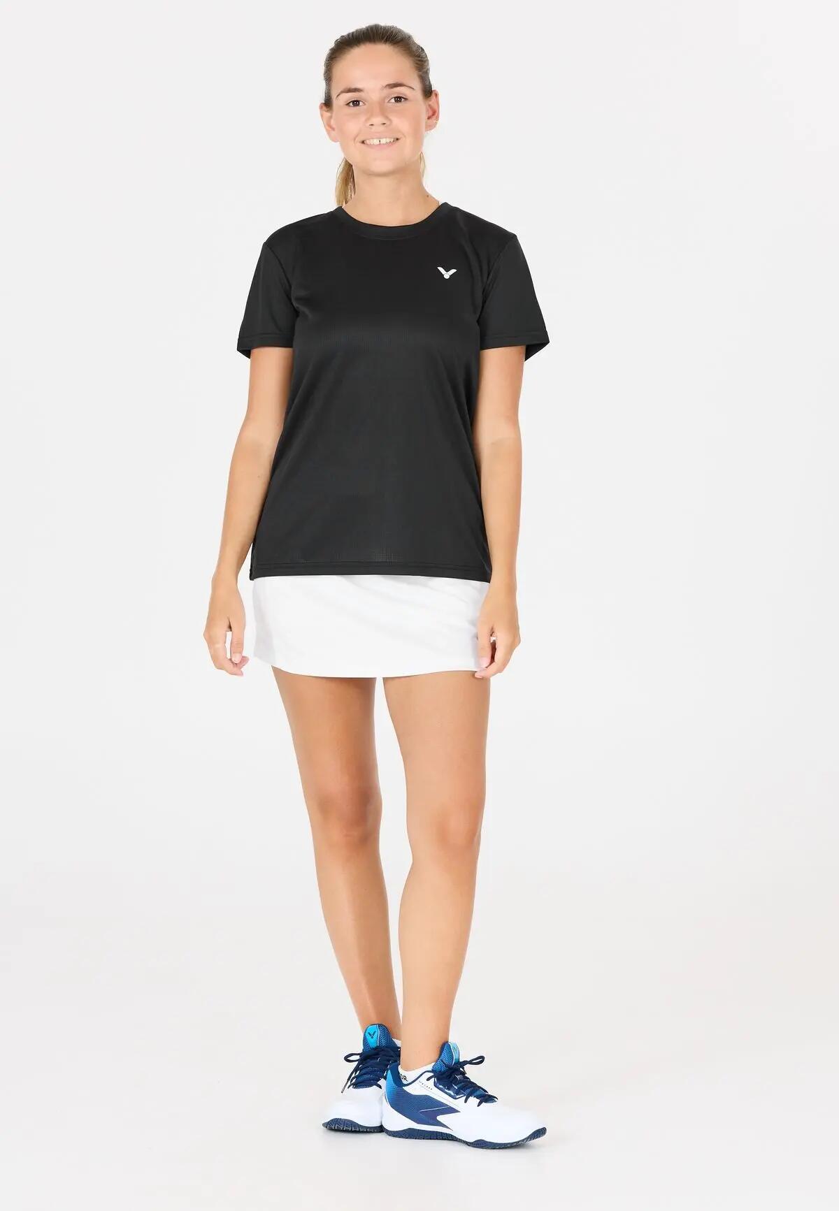 victor T-shirt Lydia W 100% poliéster para mulher – 1001 Black 5/7