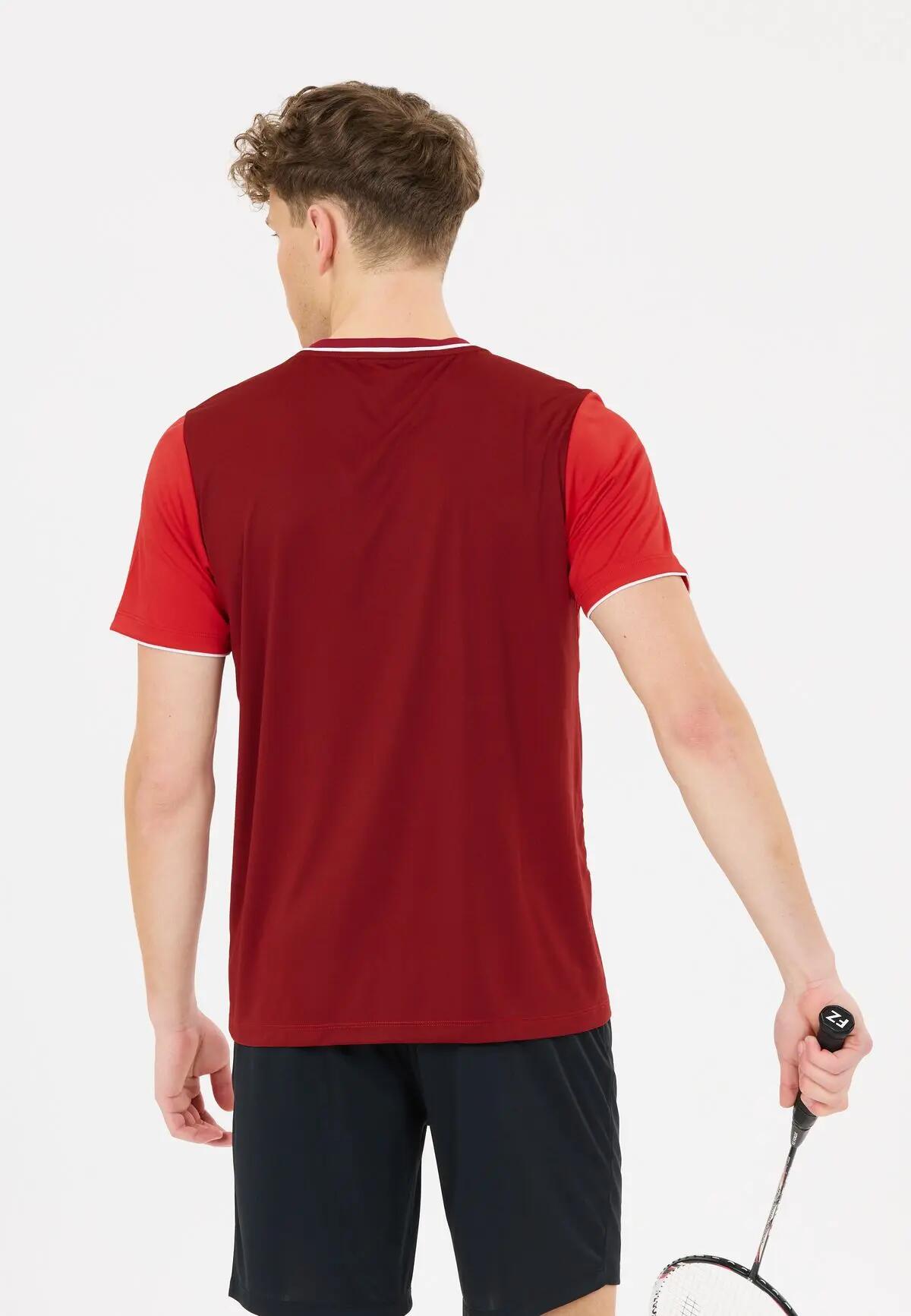fz_forza T-shirt uomo CL2603 in poliestere riciclato – 4009 Chinese Red 6/7
