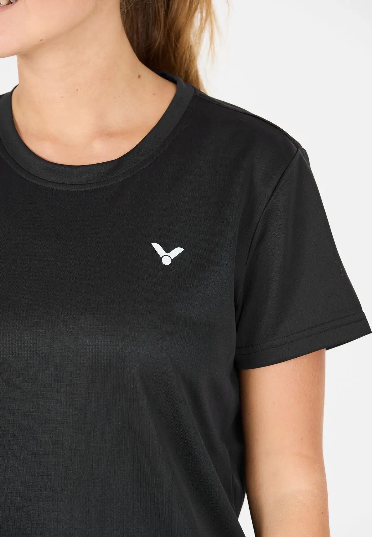 victor T-shirt Lydia W 100% poliéster para mulher – 1001 Black 4/7