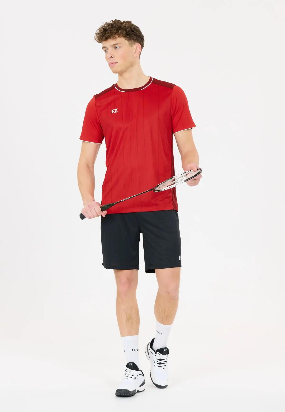 fz_forza T-shirt uomo CL2603 in poliestere riciclato – 4009 Chinese Red 4/7