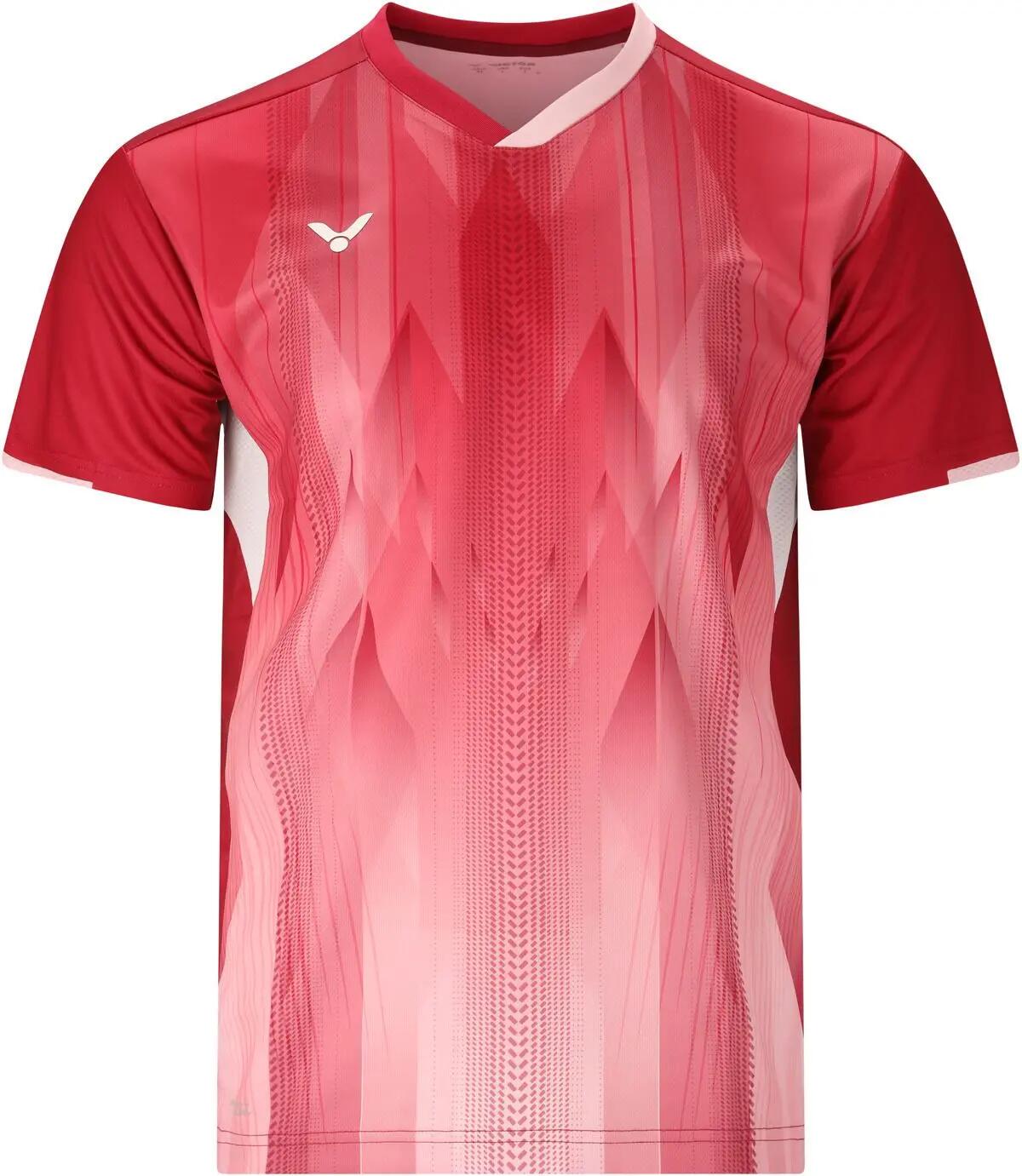victor T-shirt T-60002TD M en 88% polyester 12% élasthanne – 4999D Red (D) 2/7