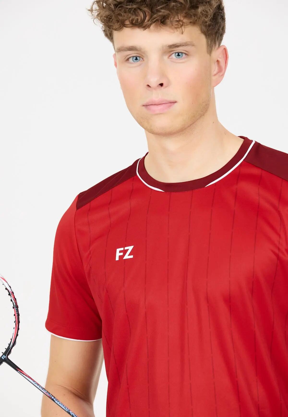 fz_forza T-shirt uomo CL2603 in poliestere riciclato – 4009 Chinese Red 2/7