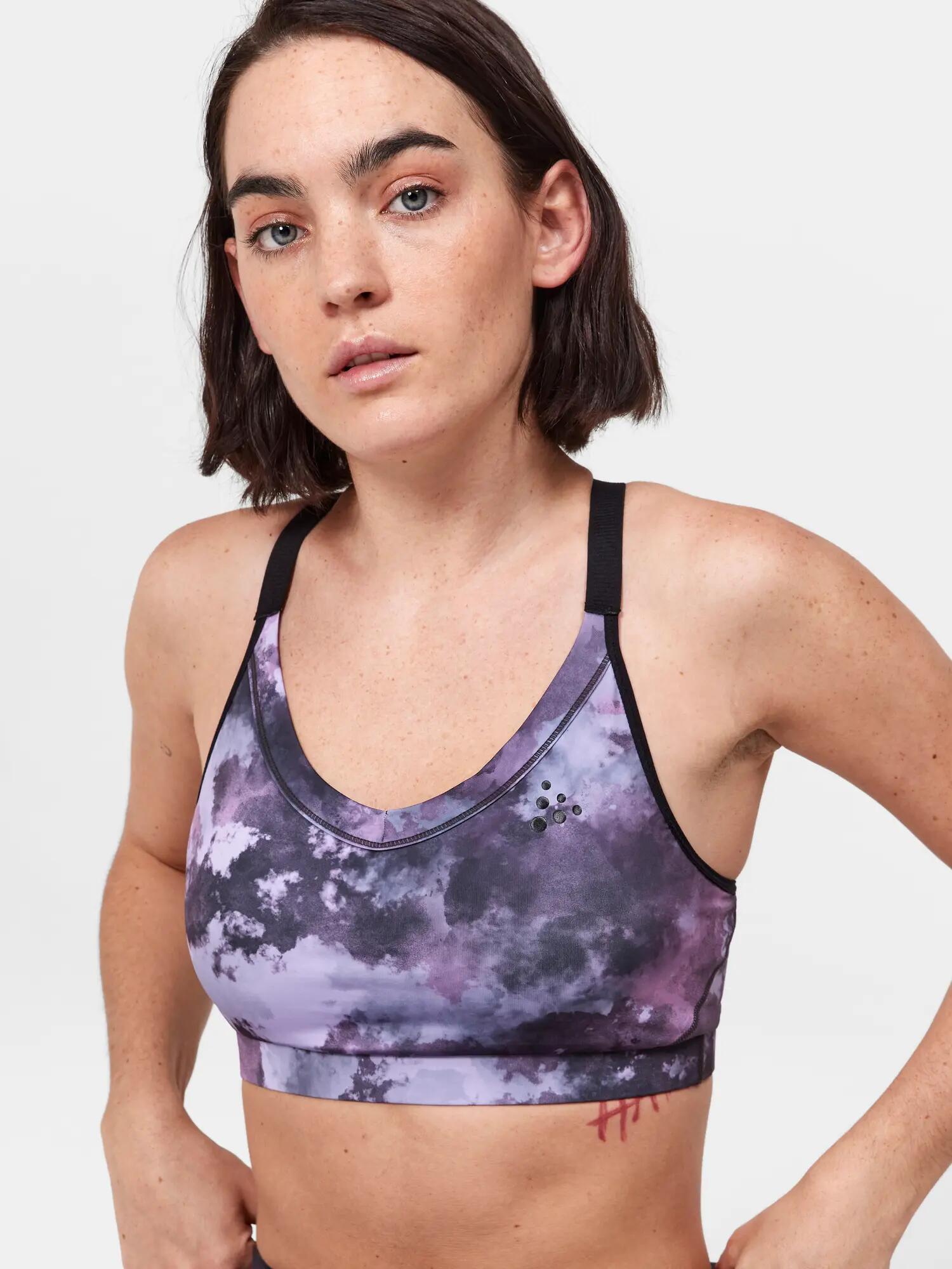 craft Motion Bra — gepolsterter Sport-BH mit hohem Halt – Lupine-Multi 6/6